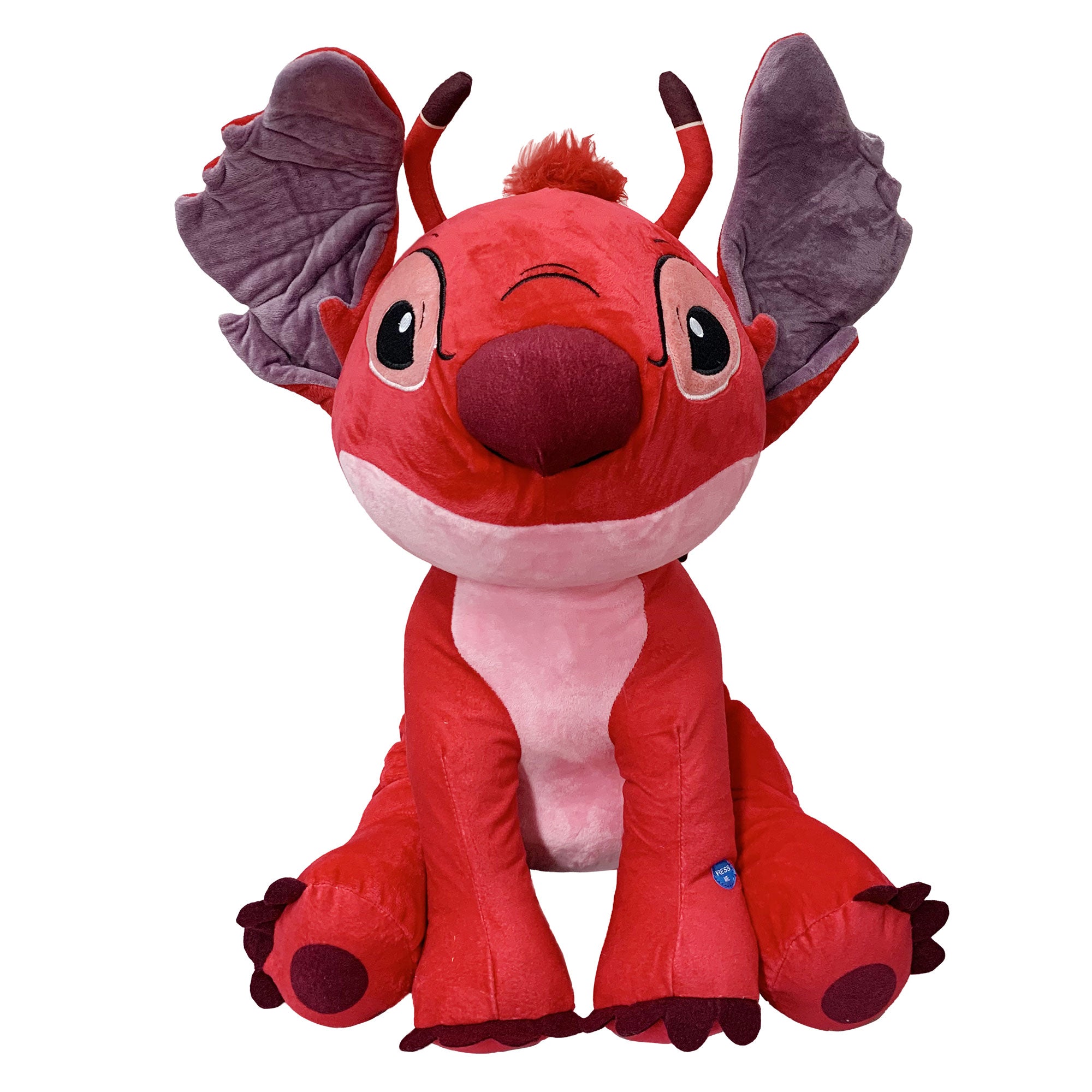 Lilo & Stitch - Peluche Leroy Rosso con Suono qualità Super Soft