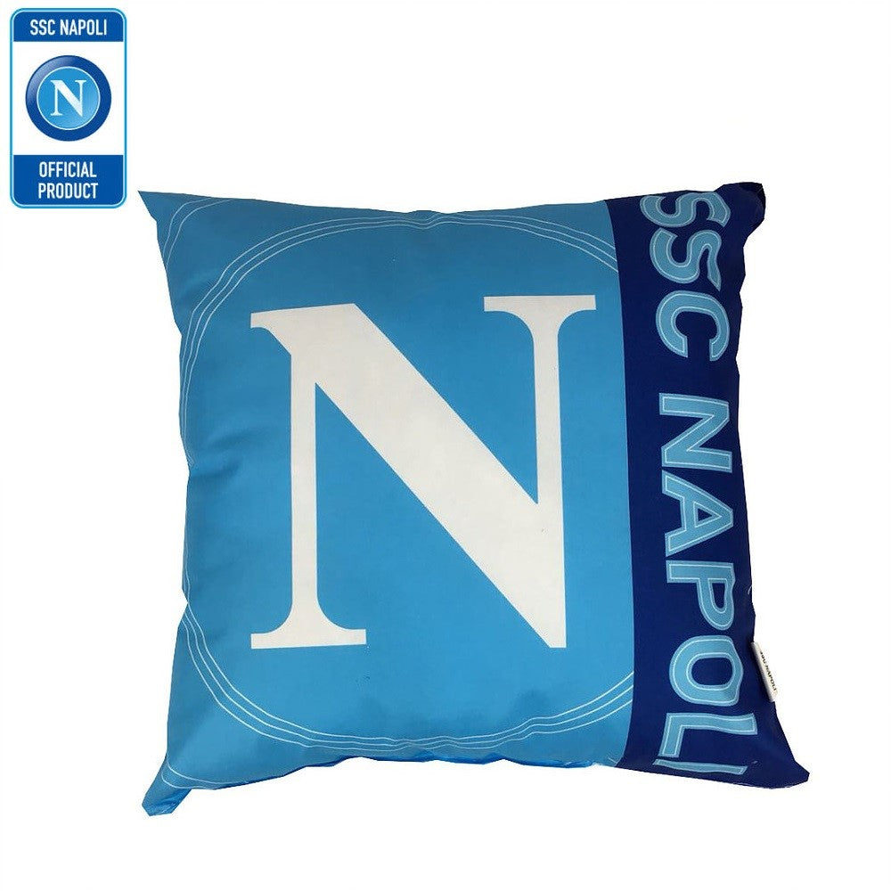 Cuscino SSC Napoli Ufficiale Originale 40x40cm Gadget con scudetto Idea Regalo