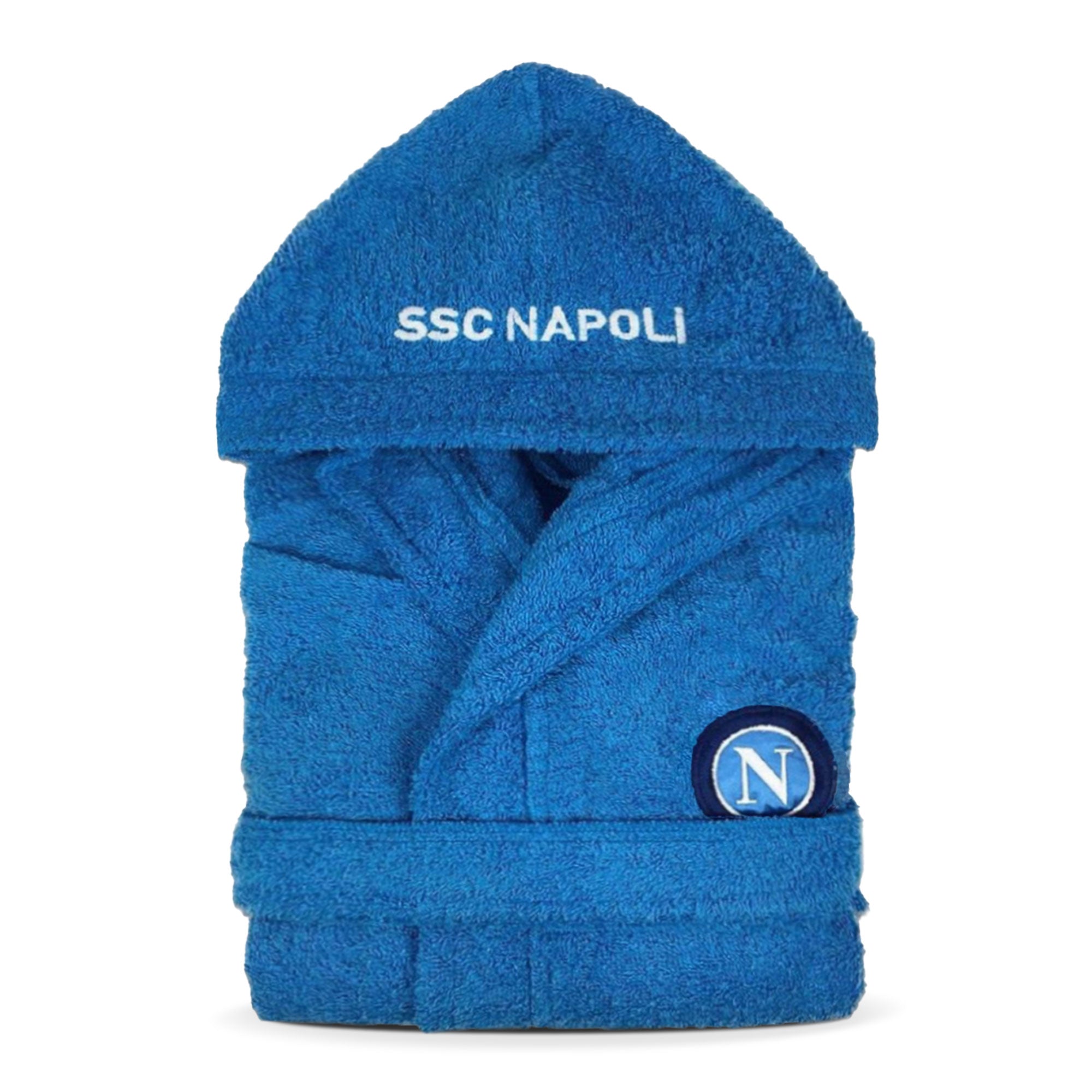 Accappatoio Spugna Bambino SSC Napoli Ufficiale Idea Regalo Calcio 100% Cotone