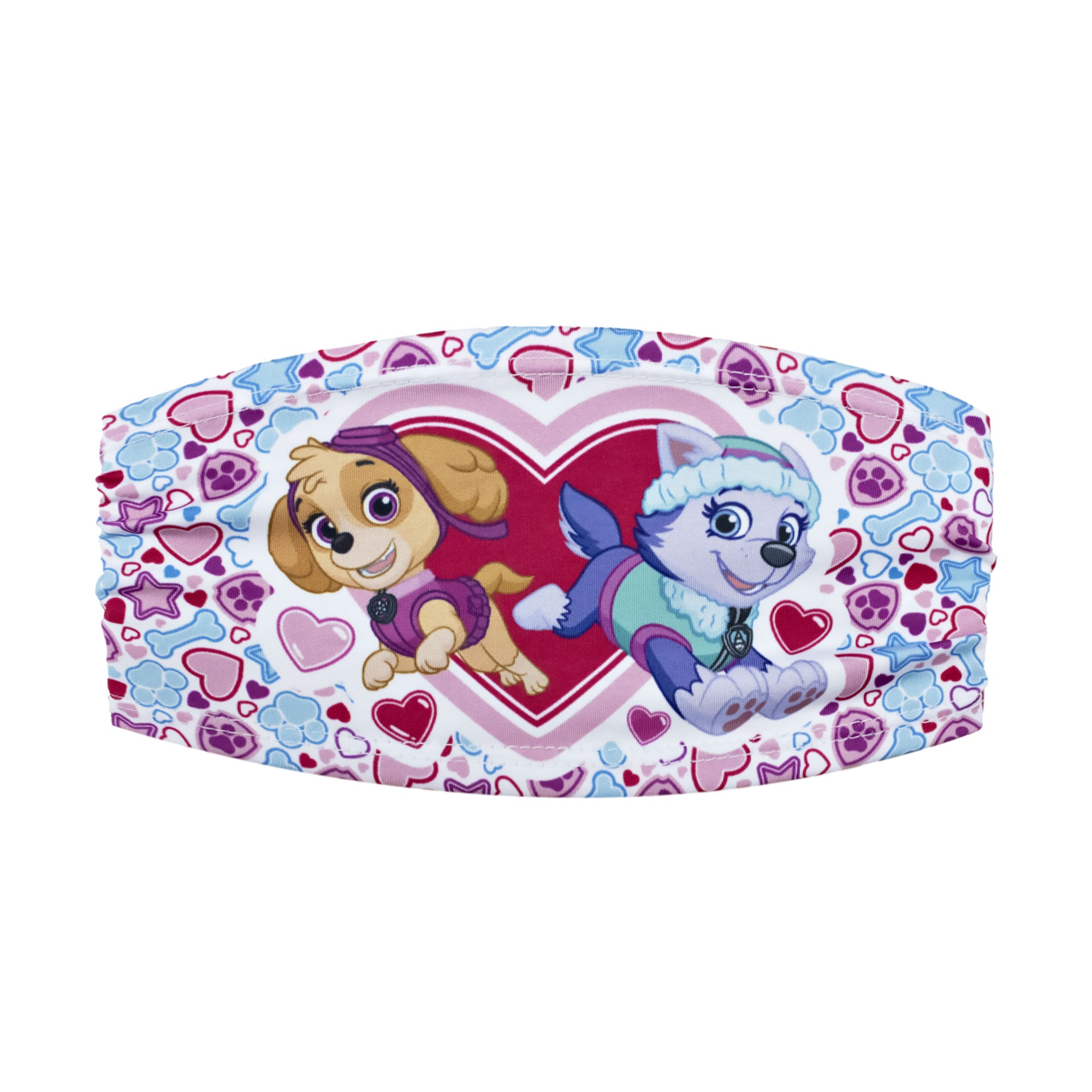 Fascia per capelli elastica Paw Patrol ufficiale stampata per bambina 1857