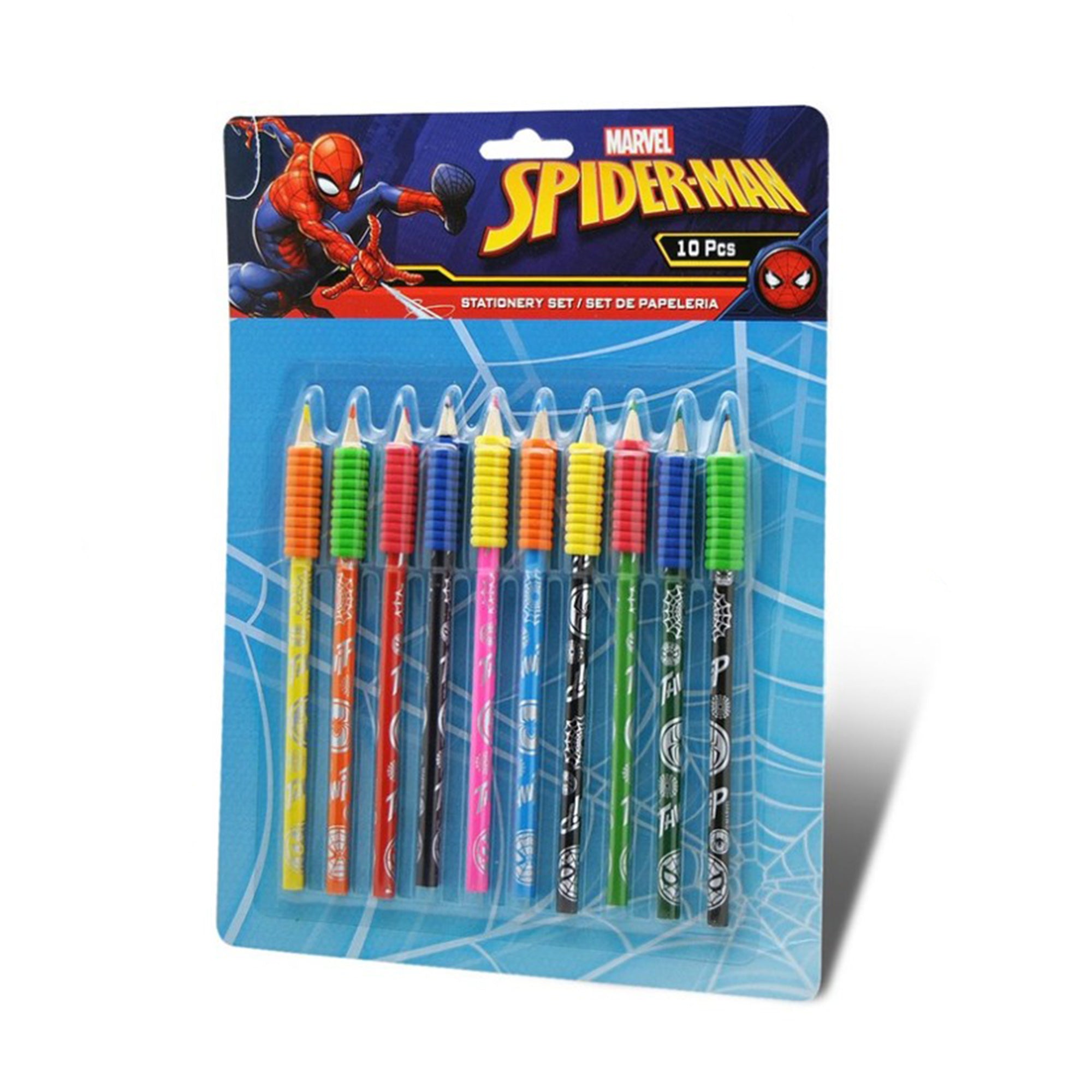 Set cancelleria bambini 10 pz ufficiale Marvel Spiderman materiale scuola 2031