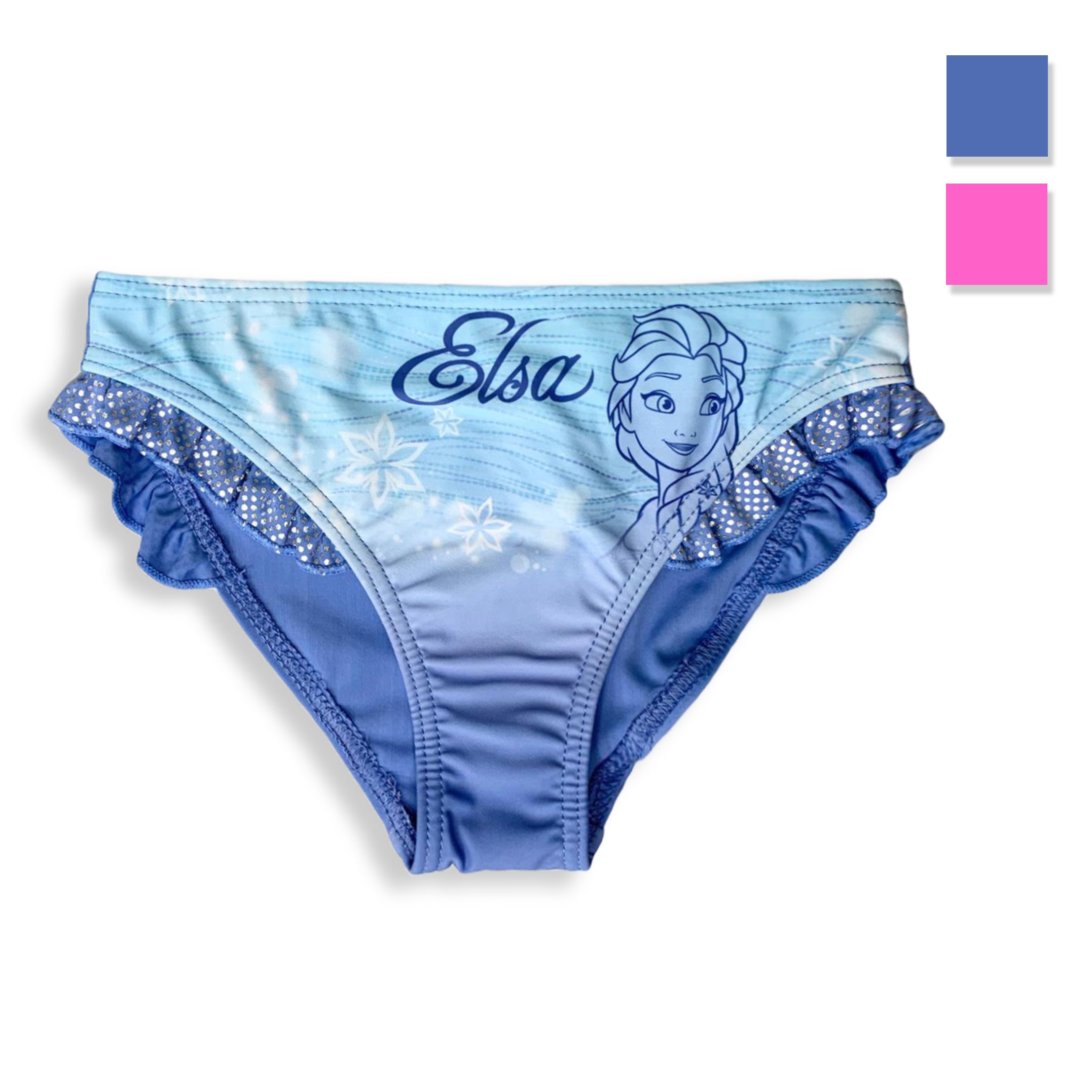 Costume da mare ufficiale Disney Frozen per bambina slip piscina 3143