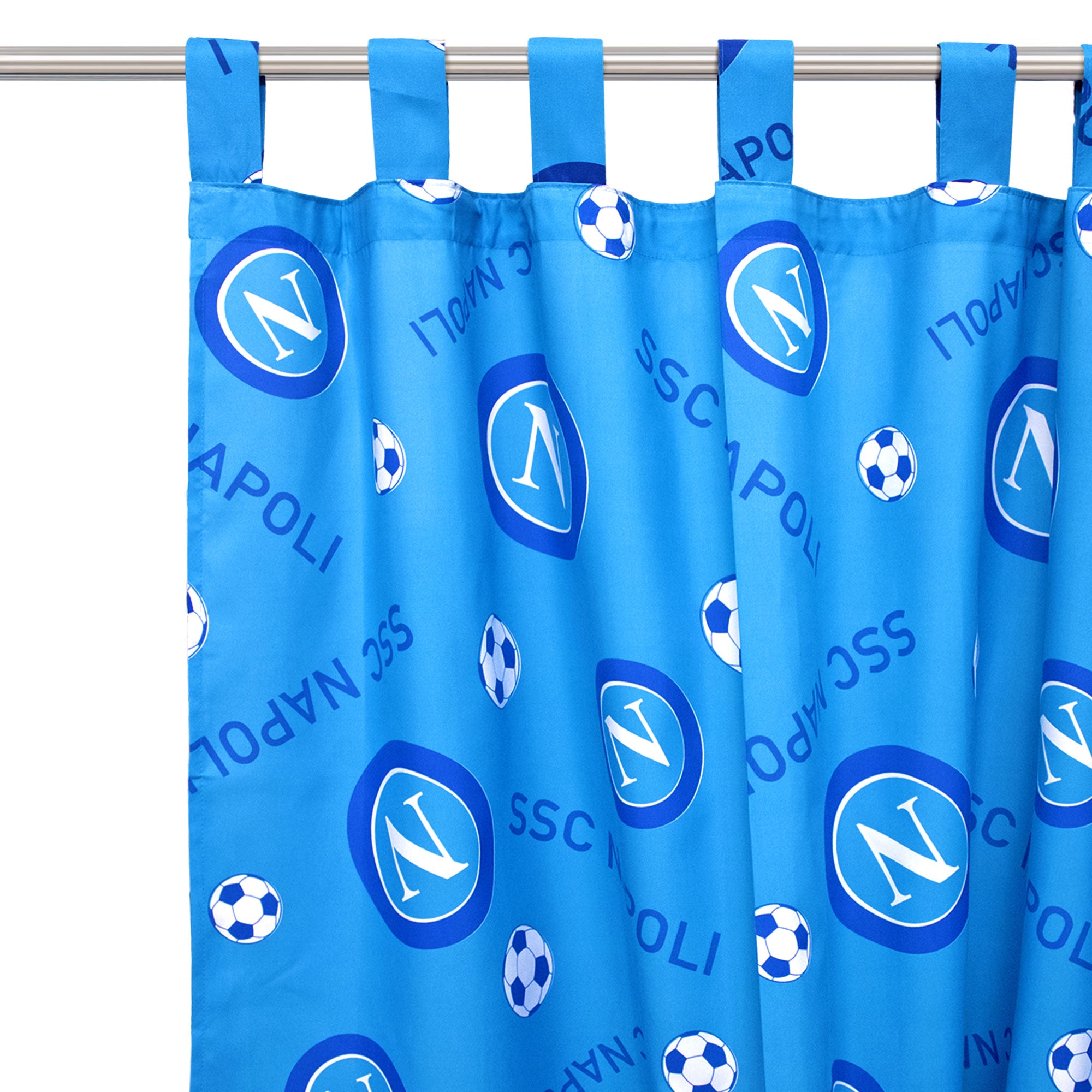 Tenda con asole velata SSC Napoli Ufficiale Originale Calcio 140x290 cm 3958