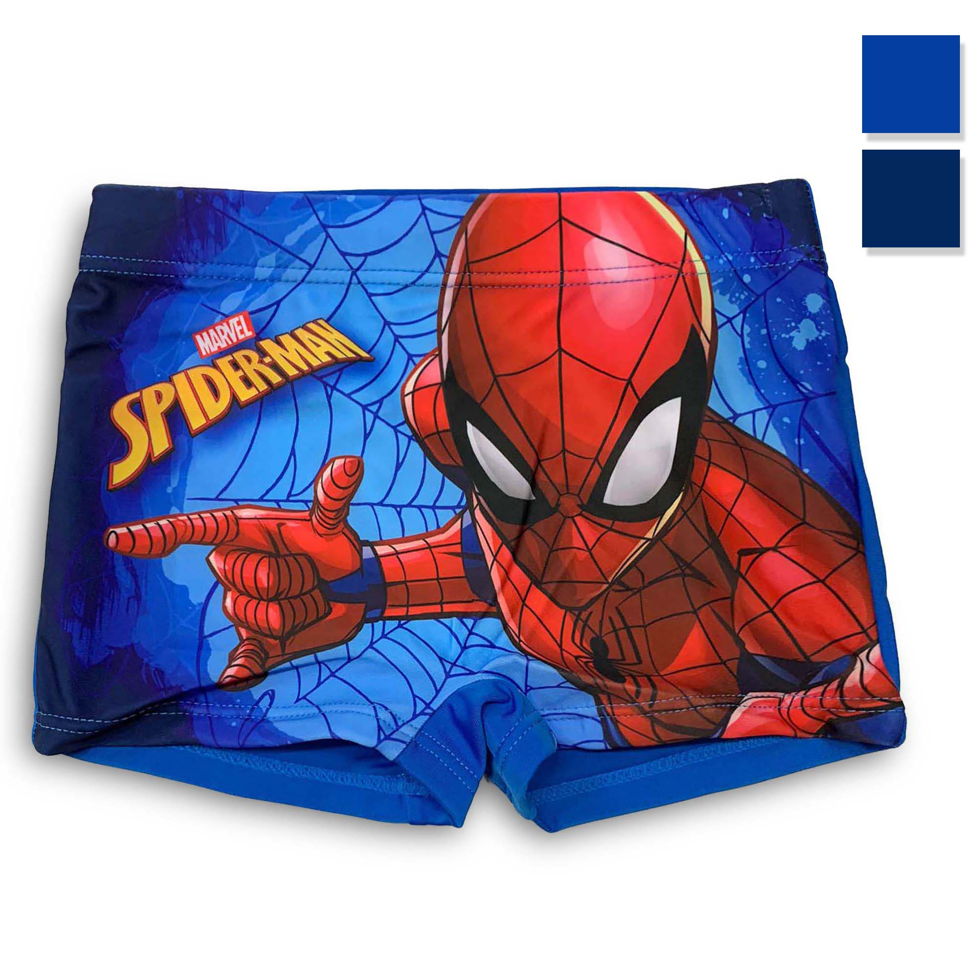 Costume da mare ufficiale Marvel Spiderman per bambino boxer piscina 4100