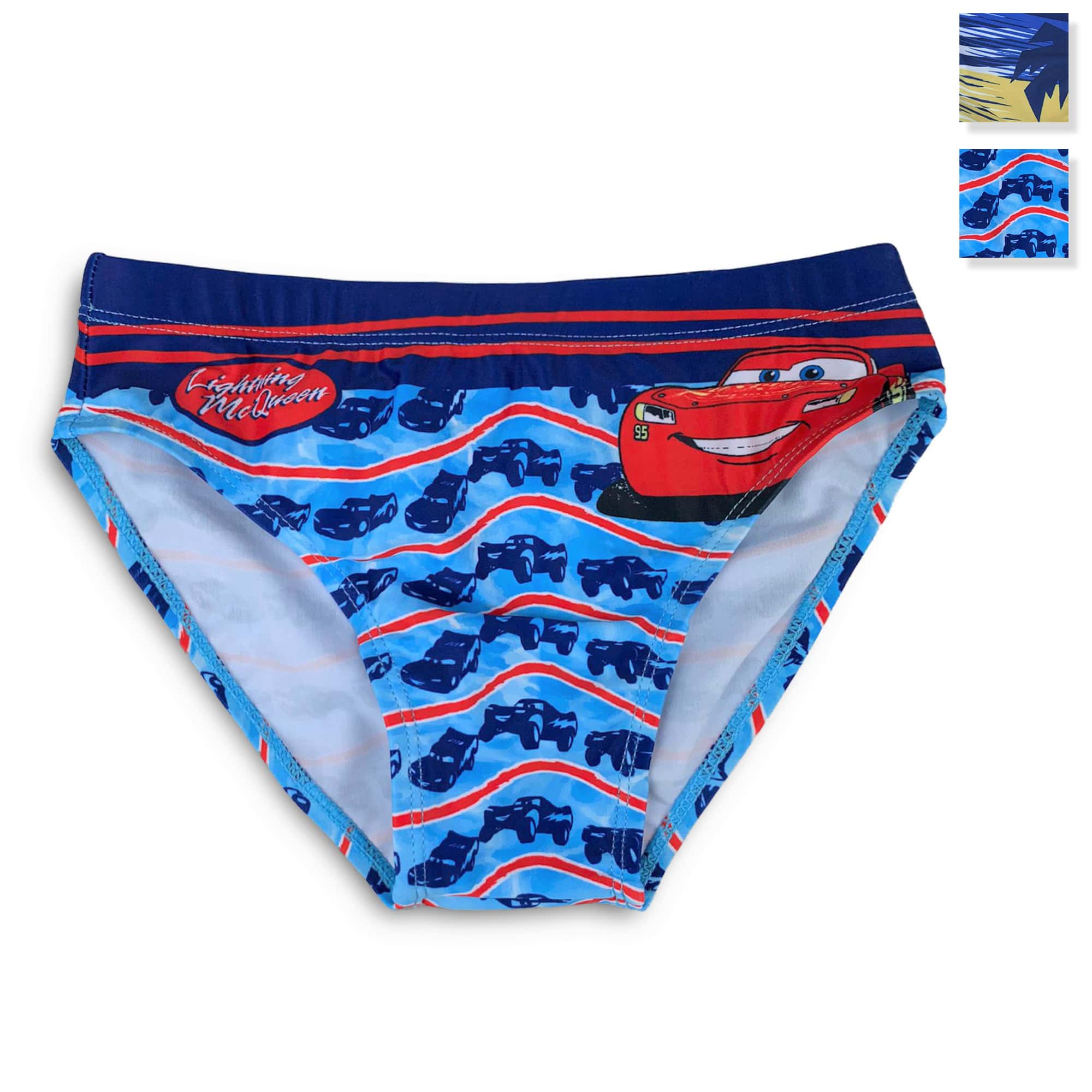 Costume da mare Disney Cars ufficiale Saetta per bambino slip bagno piscina 4200