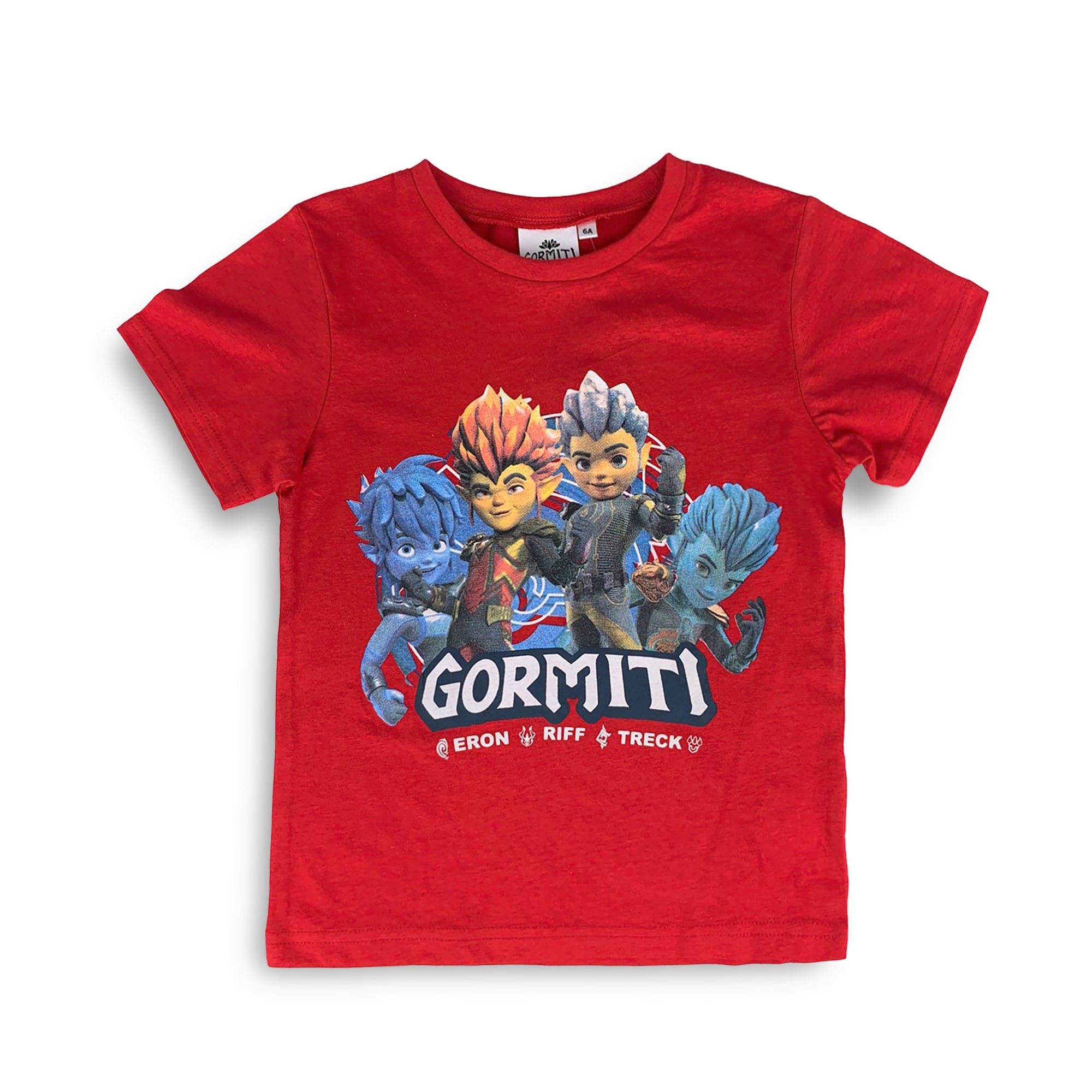 Maglietta Gormiti t shirt bambino mezze maniche in cotone estiva 4213