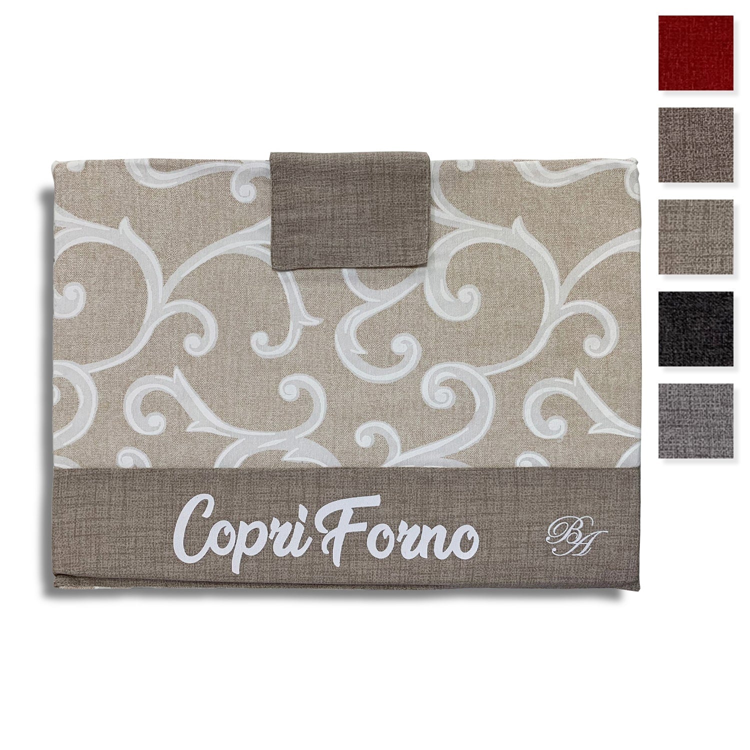 Copriforno cucina imbottito in fantasia 47x35 BA Collection 4341