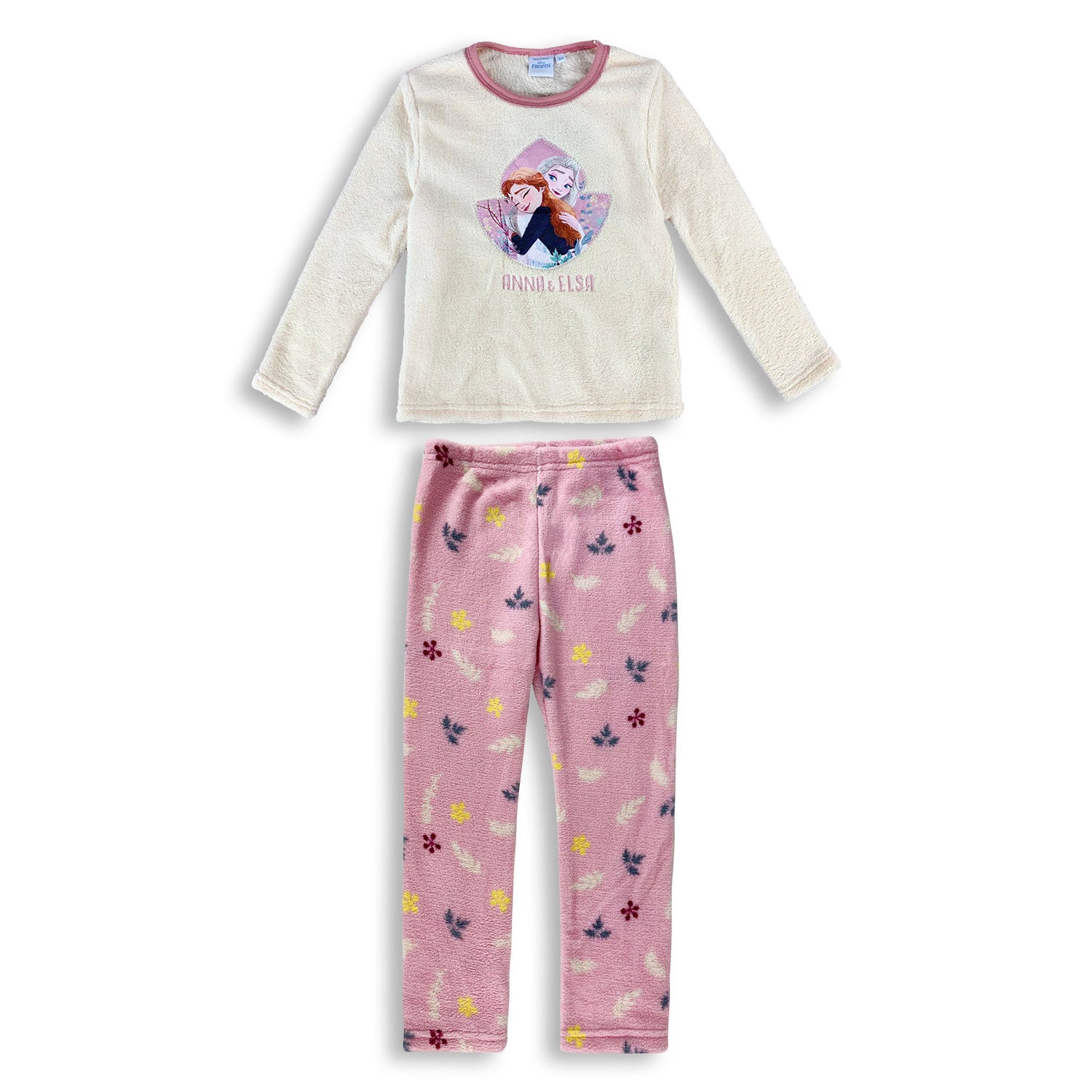 Pigiama Disney Frozen invernale bimba in pile ufficiale con ricamo bambina 4600