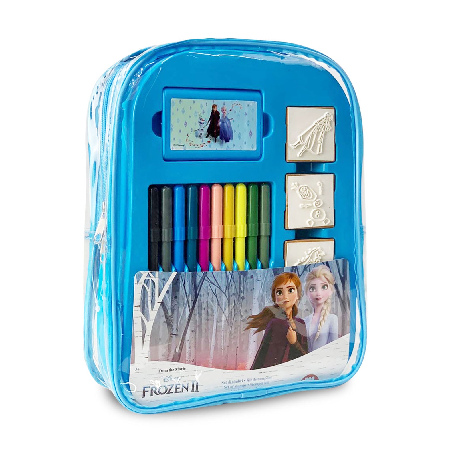 Set cancelleria zaino Disney Frozen Elsa ufficiale colori per bambini 4663