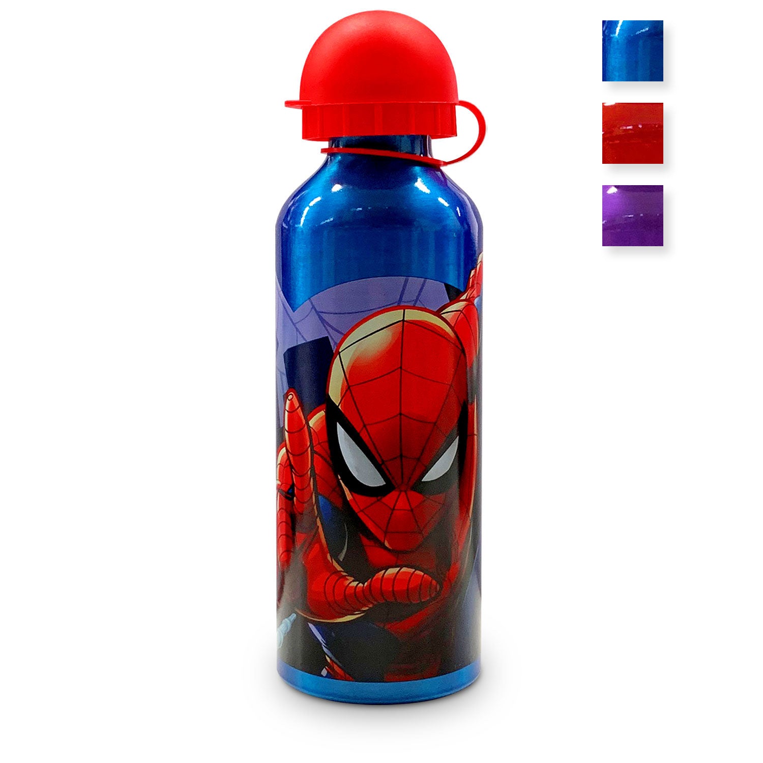 Borraccia Marvel Spiderman bottiglia in allumino con beccuccio 400 ml