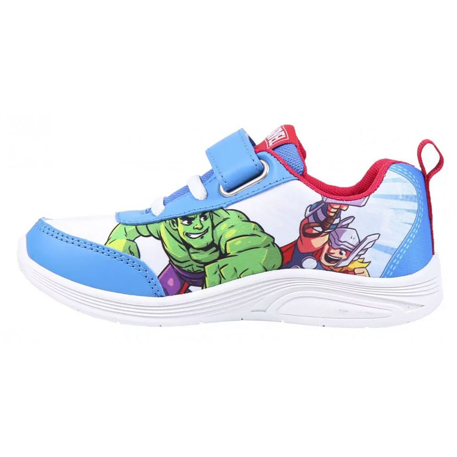 Scarpe Marvel Avengers sneakers sportive a strappo bambino con luci led 4996