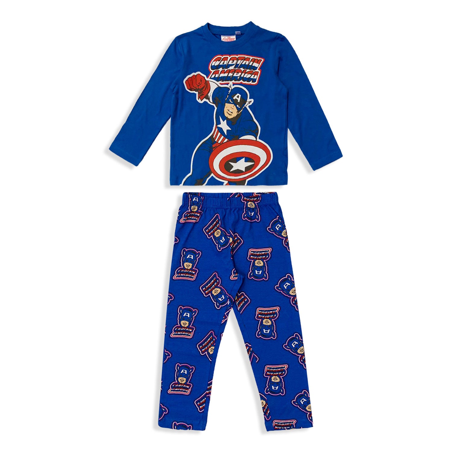 Pigiama Marvel Avengers lungo ufficiale maniche lunghe in cotone bambino 5567