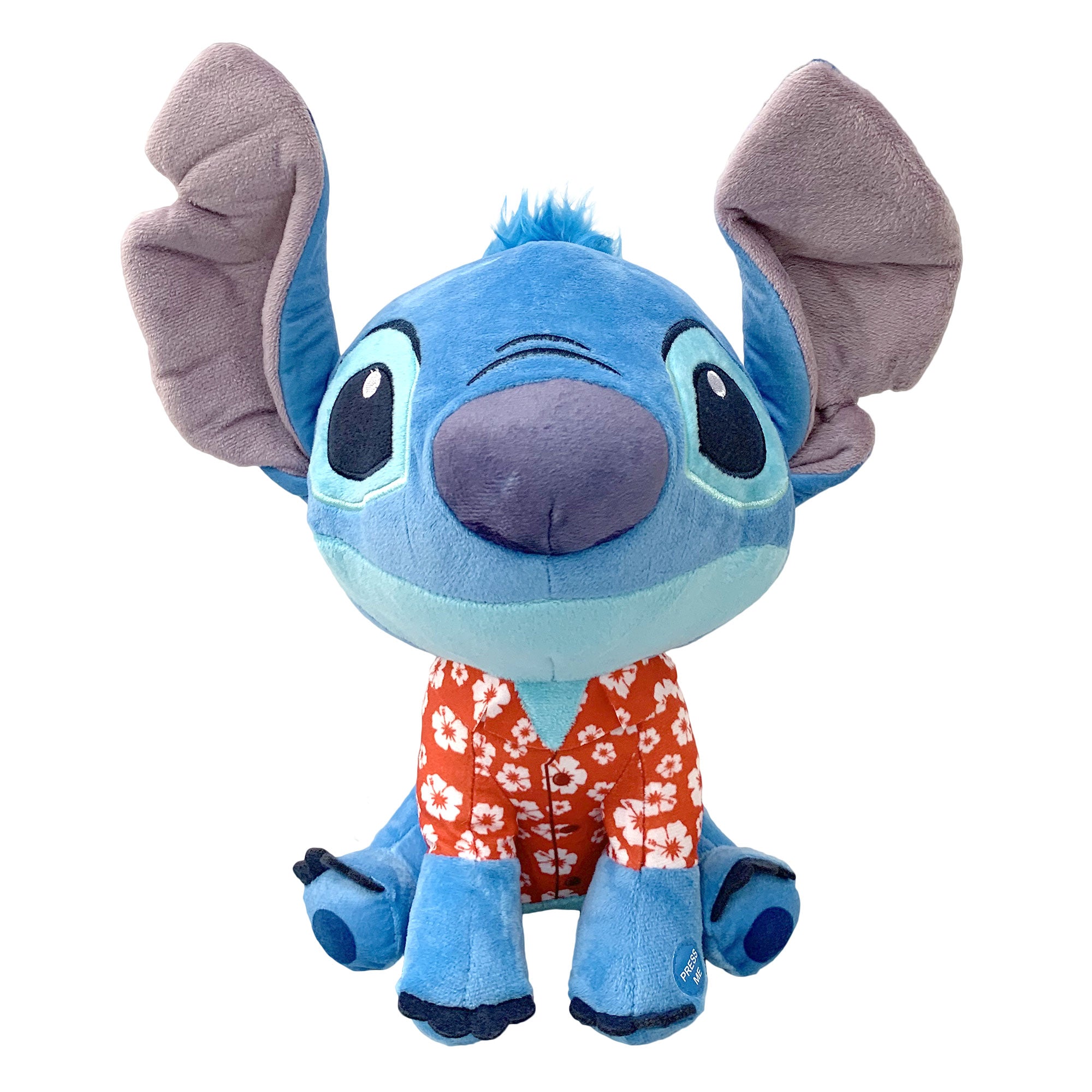 Peluche Disney Stitch pupazzo 30cm con camicia hawaiana bambini con musica 5969