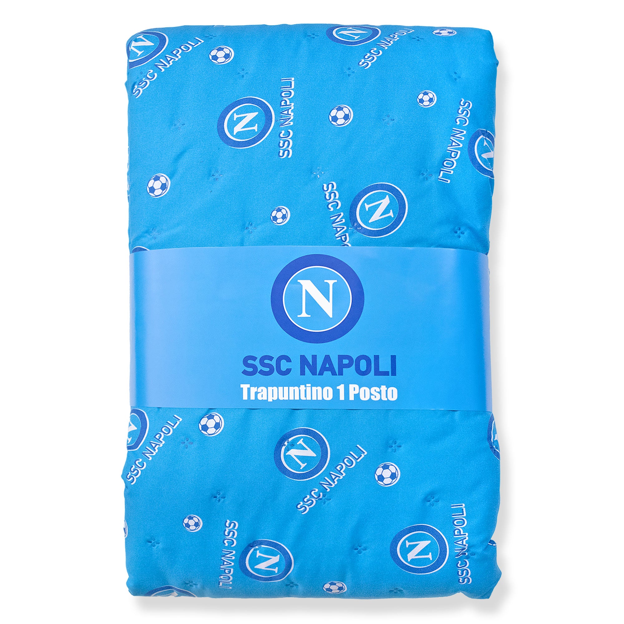 Trapuntino SSC Napoli 1 posto copriletto ufficiale letto singolo 6132