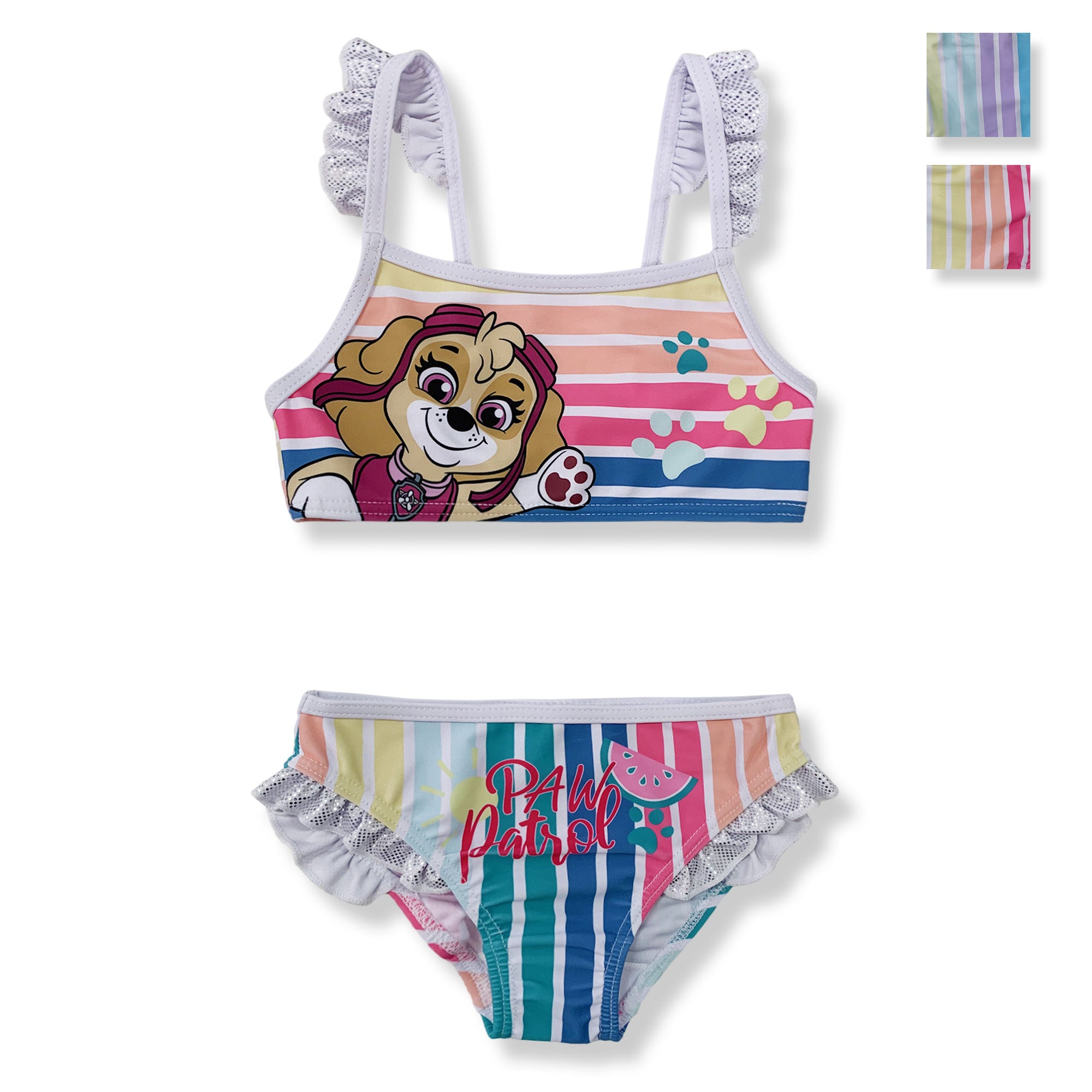 Costume da bagno bambina Paw Patrol due pezzi bikini mare 6152