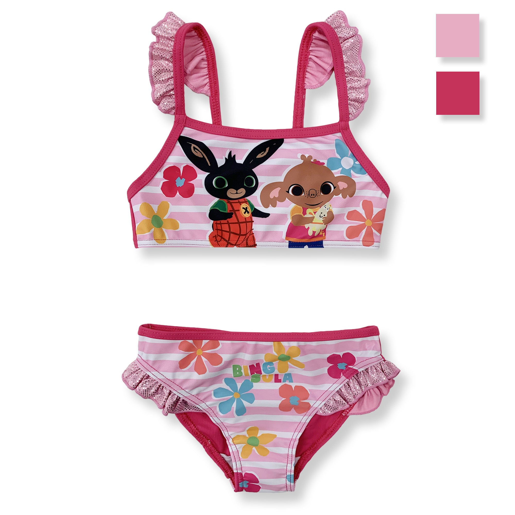 Costume da bagno bambina Bing e Sula due pezzi bikini mare 6154