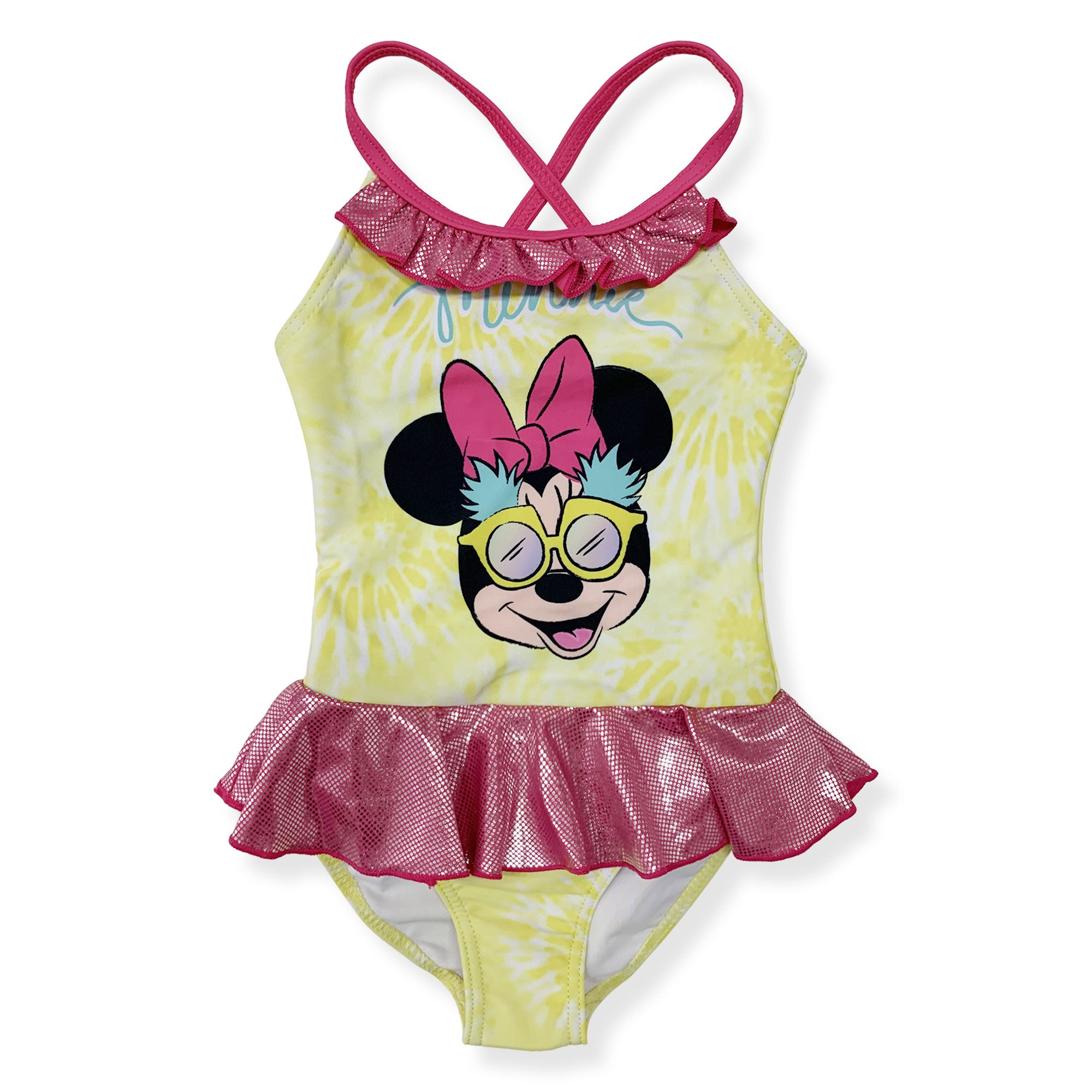 Costume da bagno bambina Disney Minnie Mouse un pezzo costume mare intero 6162