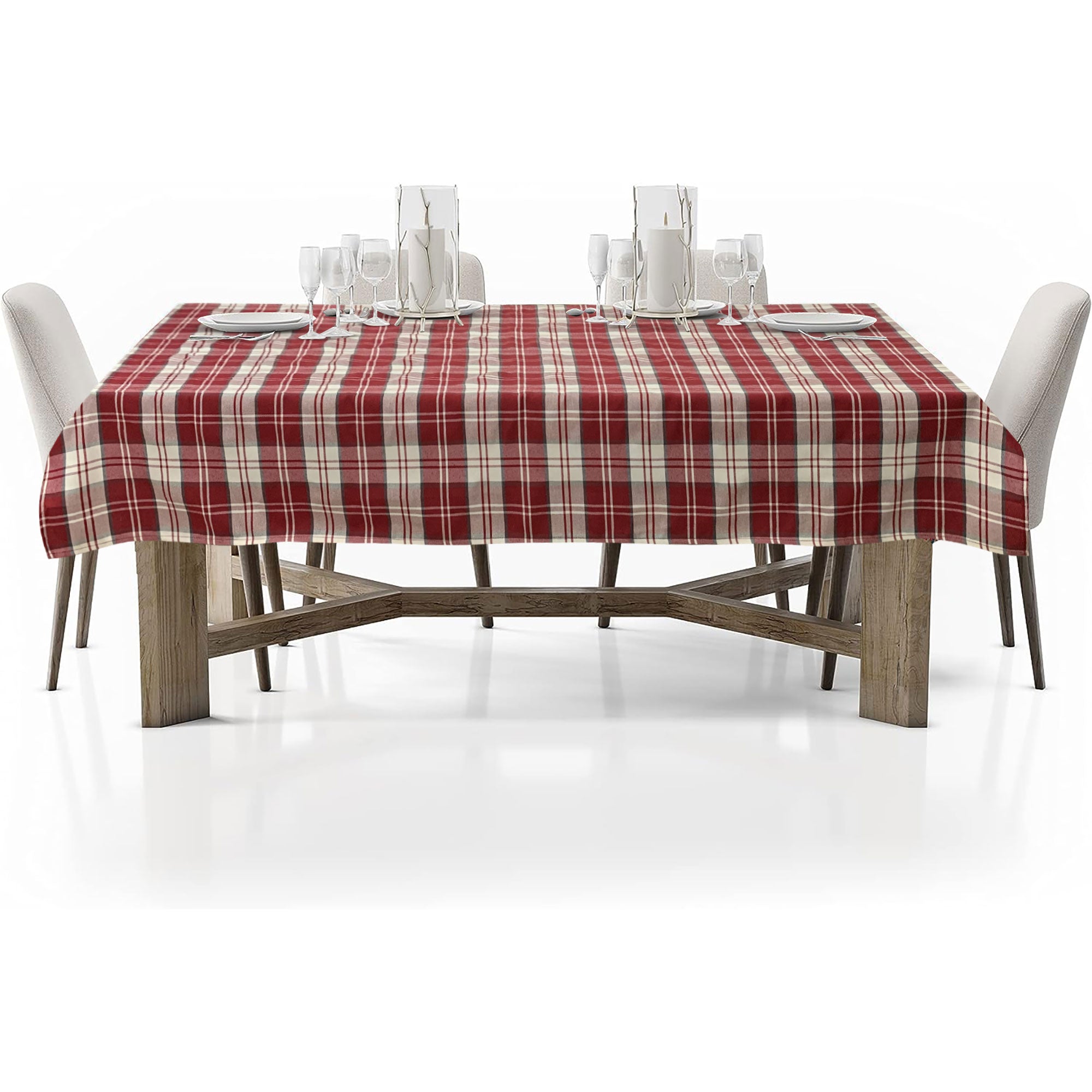 Copritavolo Natalizio Maestri Cotonieri Scozzese Tartan tovaglia 6 posti 6254