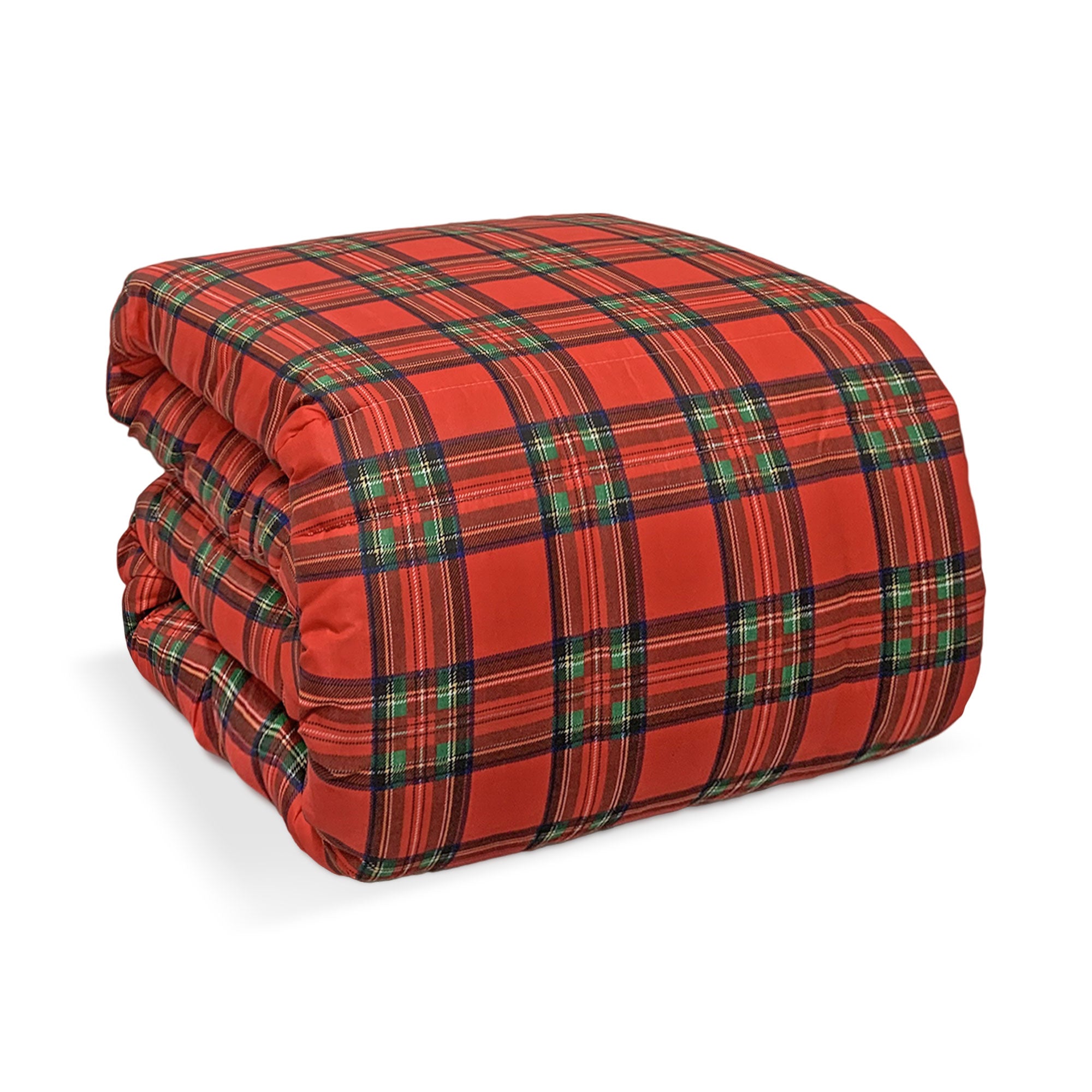 Trapunta natalizia piumone invernale letto matrimoniale Tartan 6511