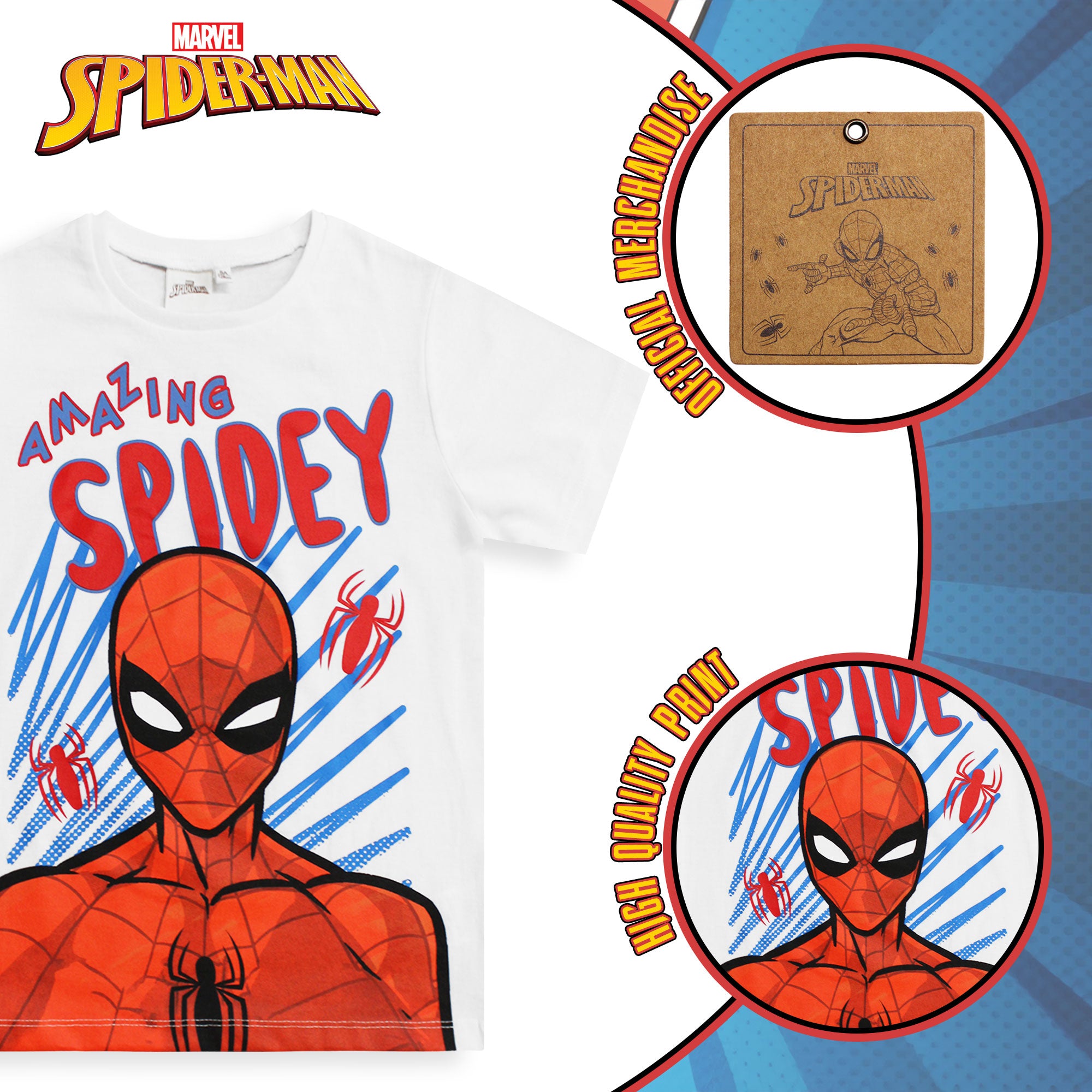 T shirt spiderman uomo deals