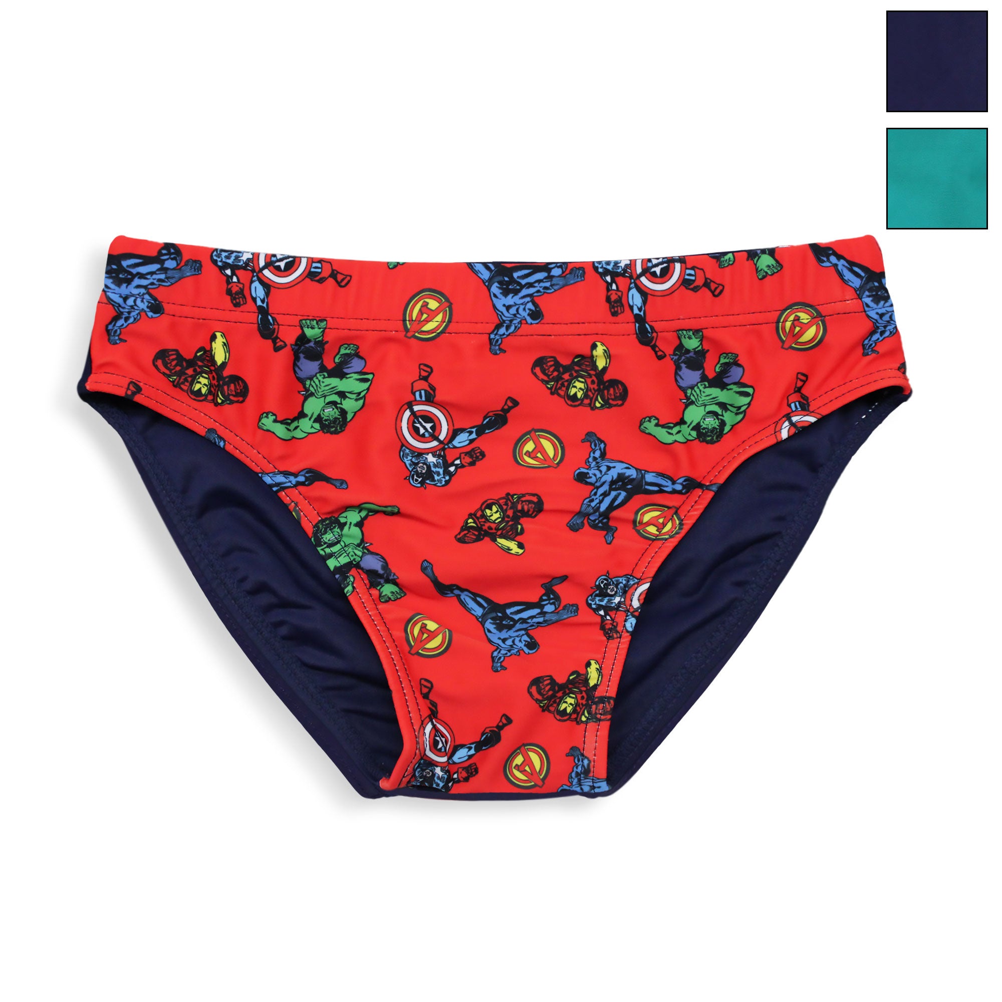 Costume da bagno bambino Marvel Avengers mutandina slip mare bimbo 6634