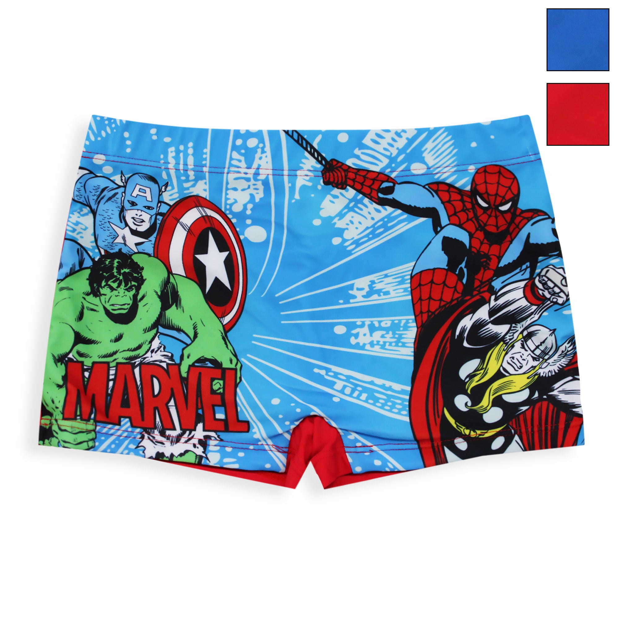 Costume da bagno bambino Marvel Avengers pantaloncino boxer mare bimbo 6635