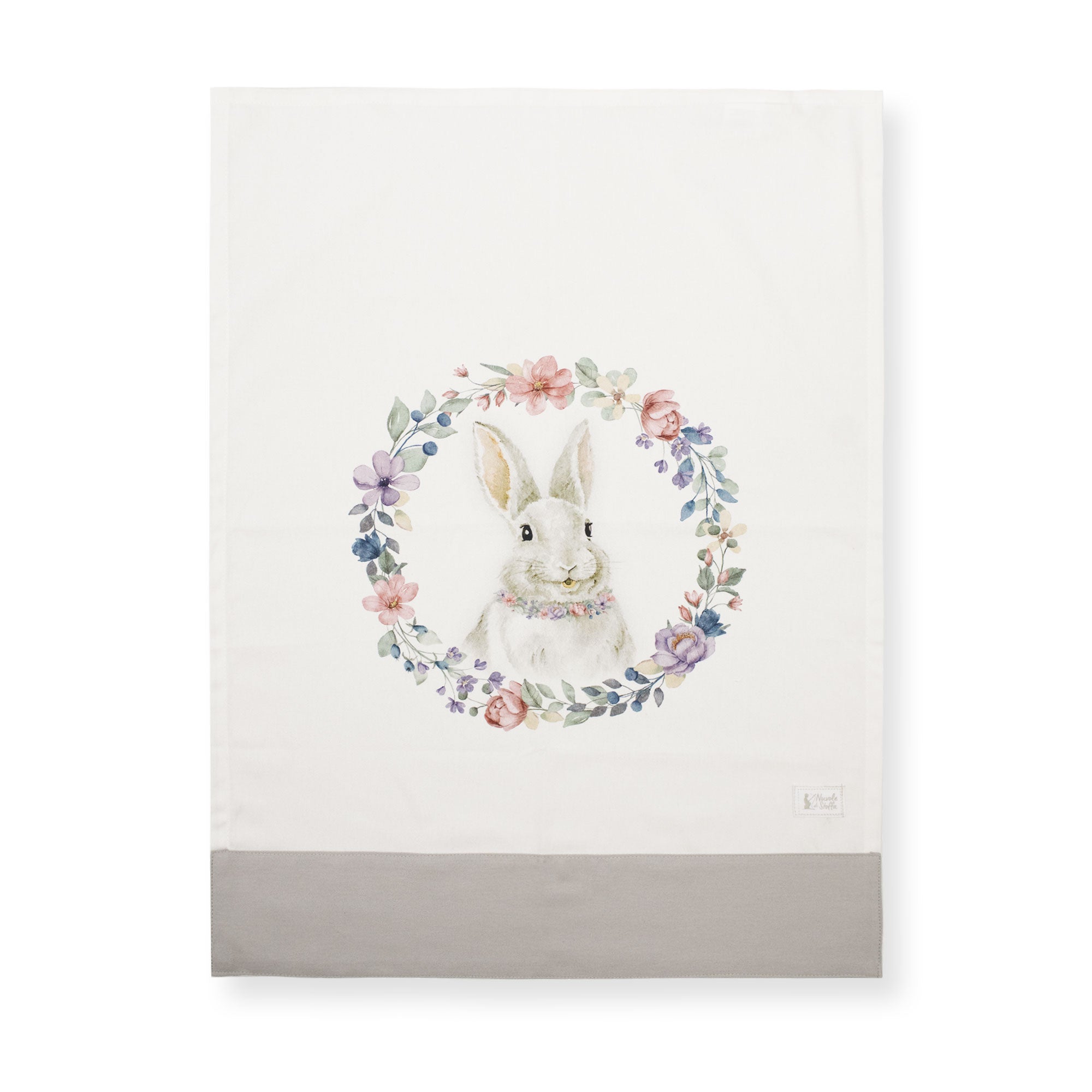 Strofinaccio pasquale Nuvole di Stoffa Bunny in cotone Decoro Pasqua 6696