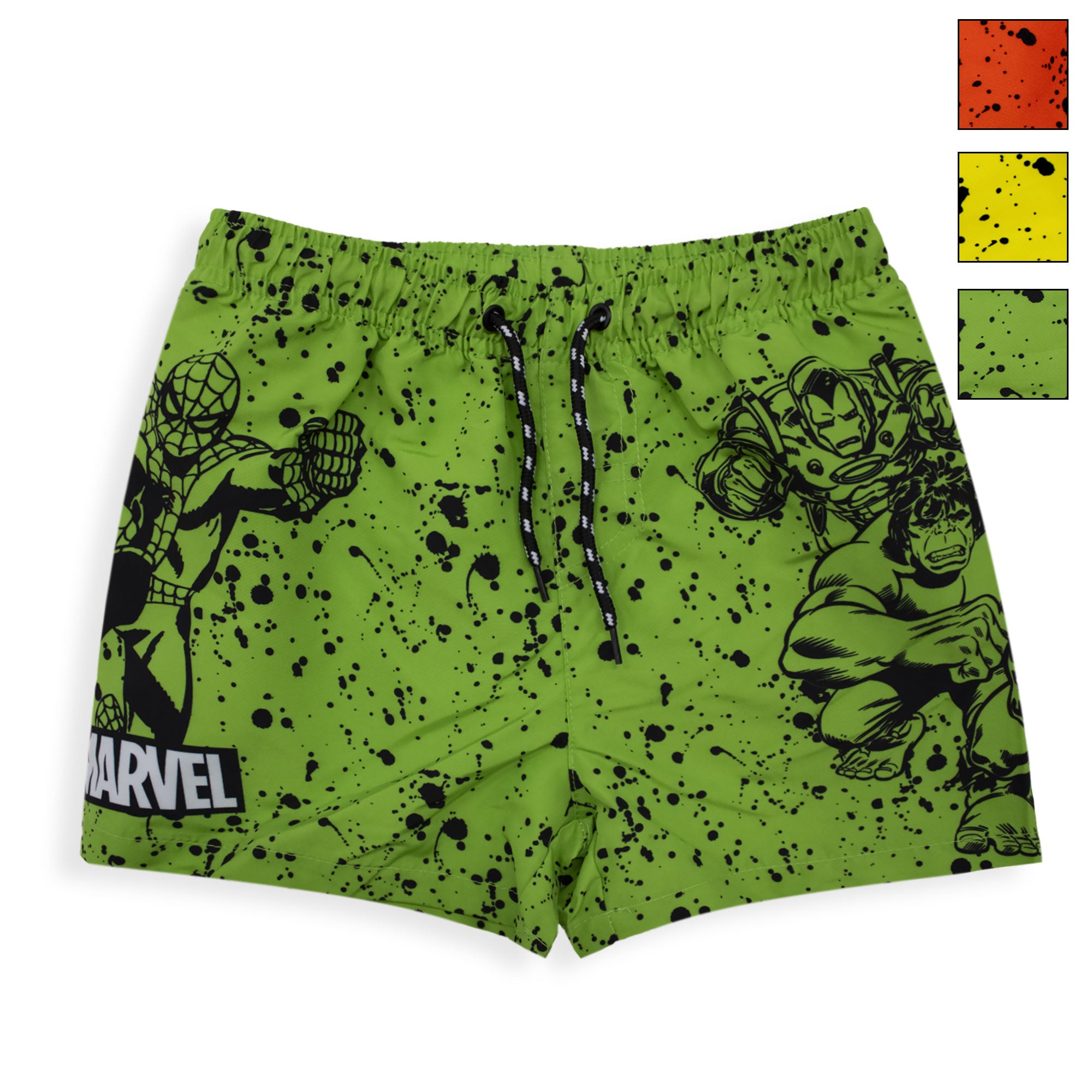 Costume da bagno per bambino Marvel Avengers pantaloncino mare fluo piscina 6737