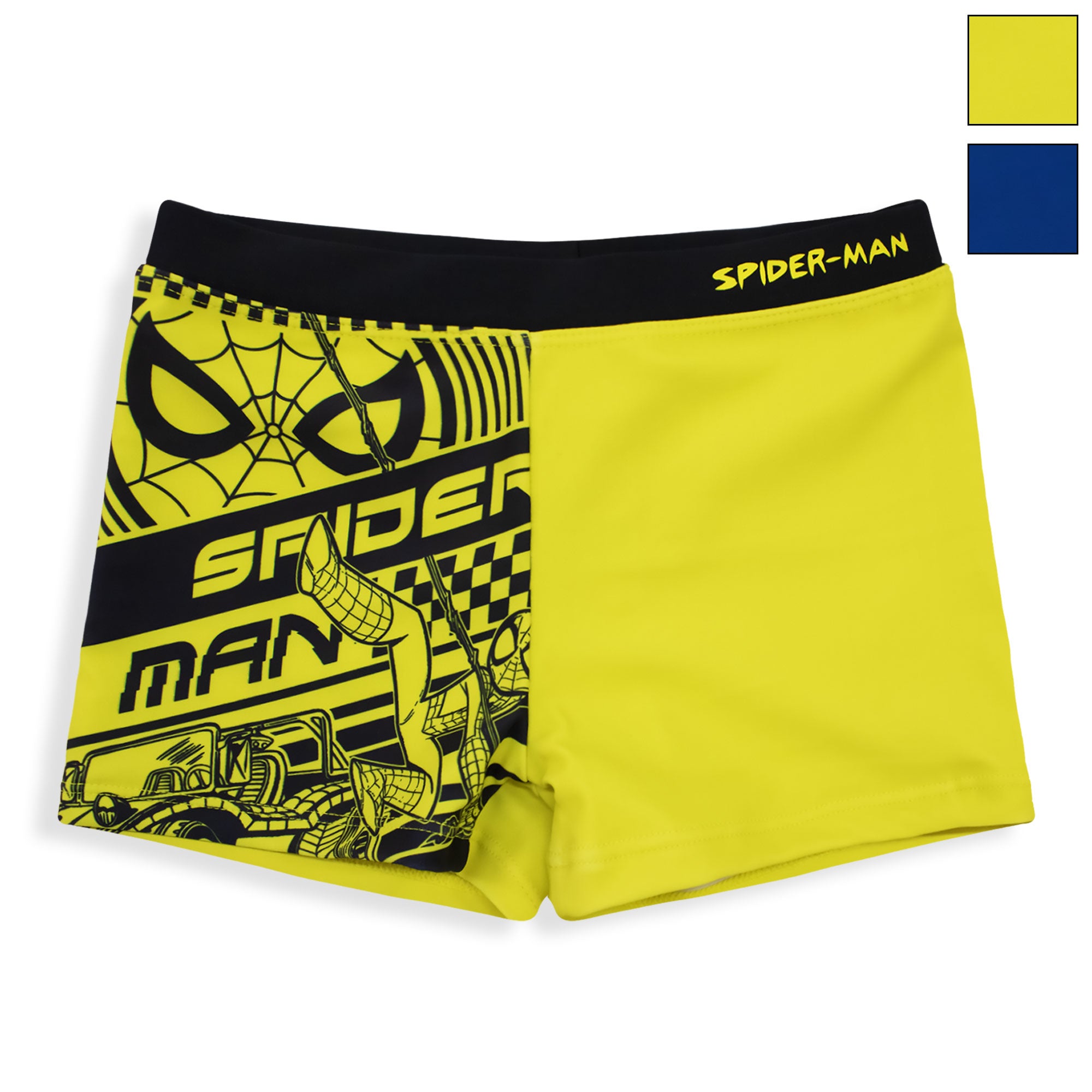 Costume da bagno bambino Marvel Spiderman fluo boxer mare bimbo 6769