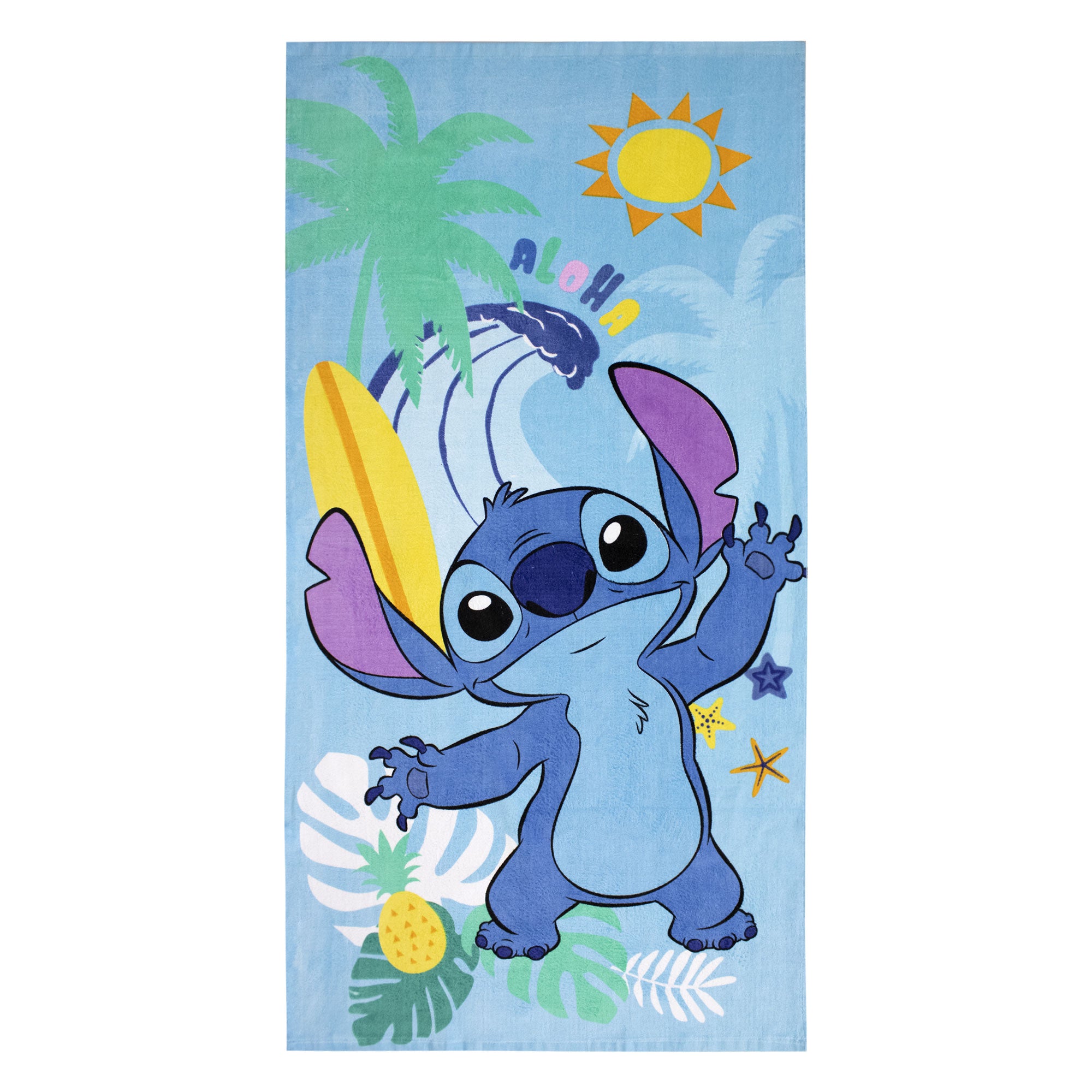 Telo mare Disney Stitch in cotone 70x140cm asciugamano piscina 6813