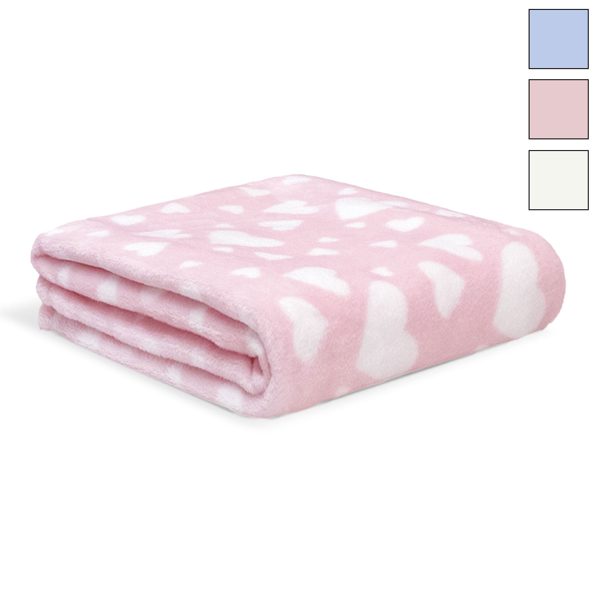 Newborn Blanket Cot Pram printed fleece blanket 75x100cm children 6855