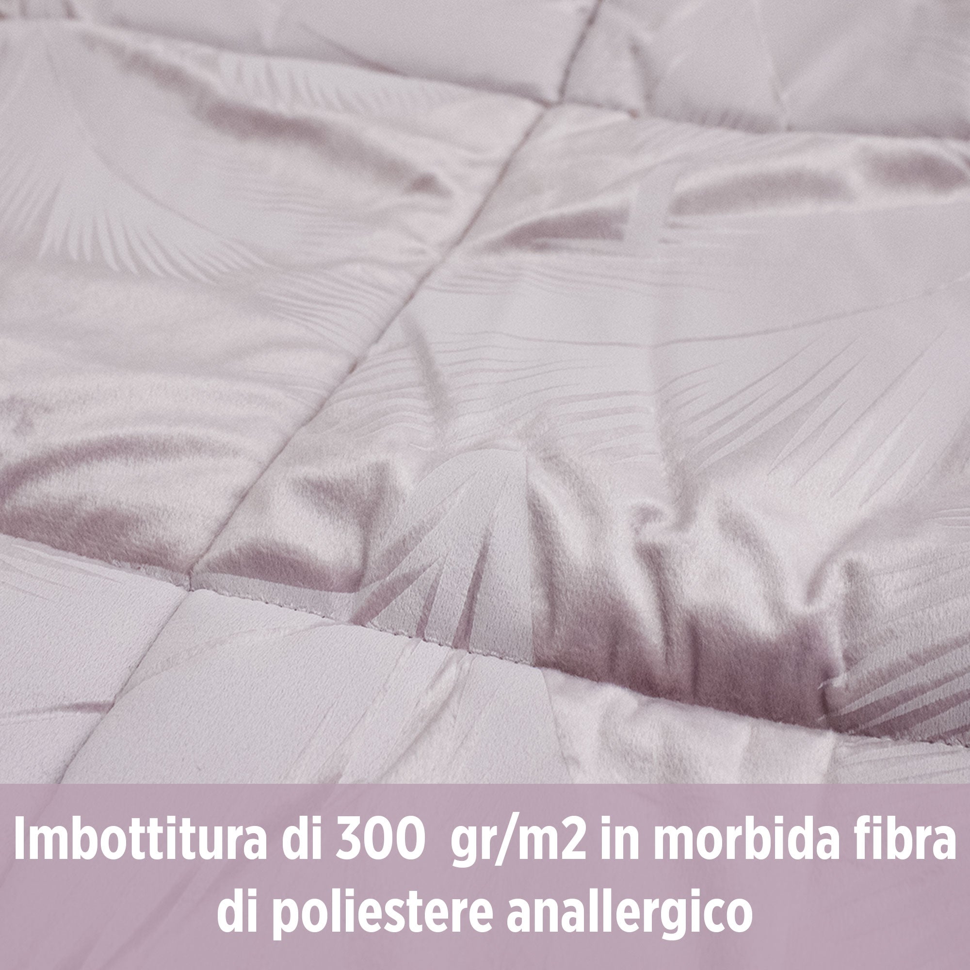 Trapunta invernale matrimoniale in velluto Jacquard con cuscino arredo 6857