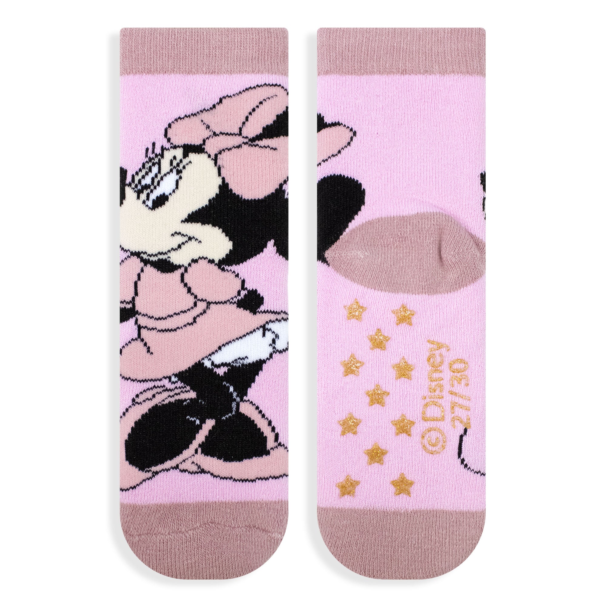 Calzini antiscivolo bambina Disney Minnie Mouse in spugna cotone invernale 6875