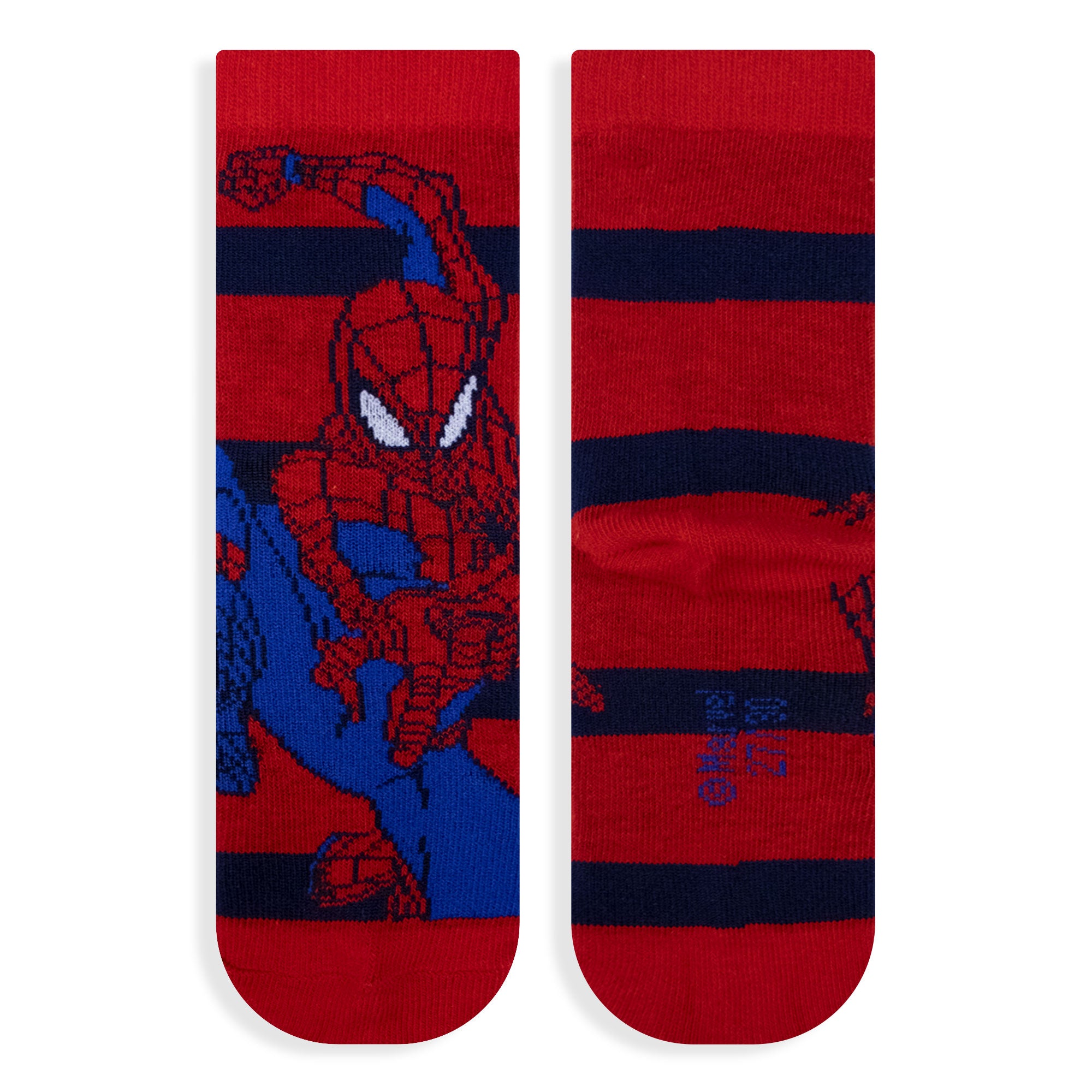 Calzini per bambino Spiderman set 3 paia in caldo cotone 6881