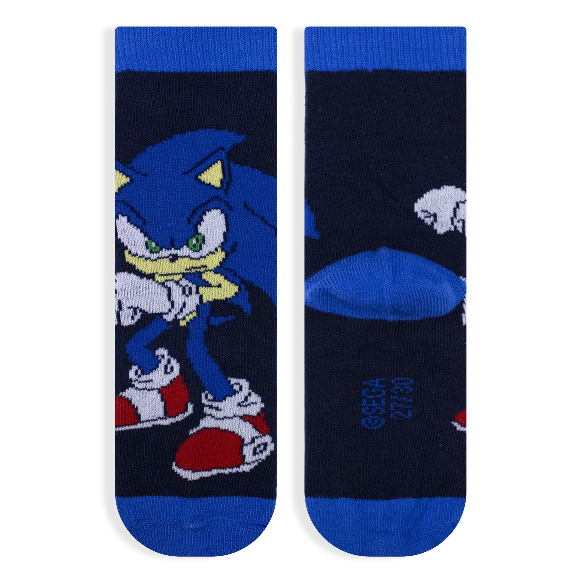 Calzini per bambino Sonic The Hedgehog set 3 paia in caldo cotone 6882