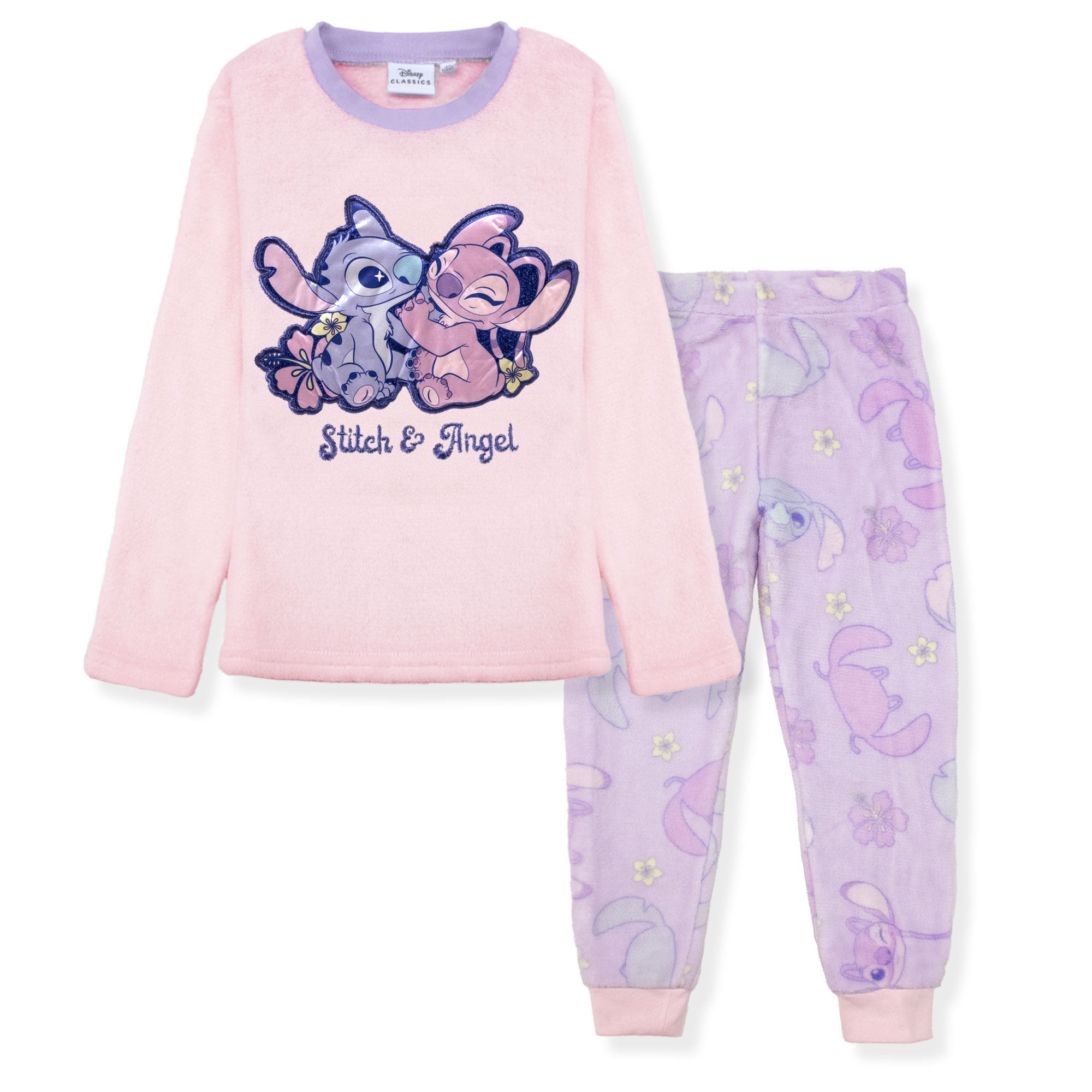 Pigiama Disney Lilo e Stitch in pile invernale per bambina 6889