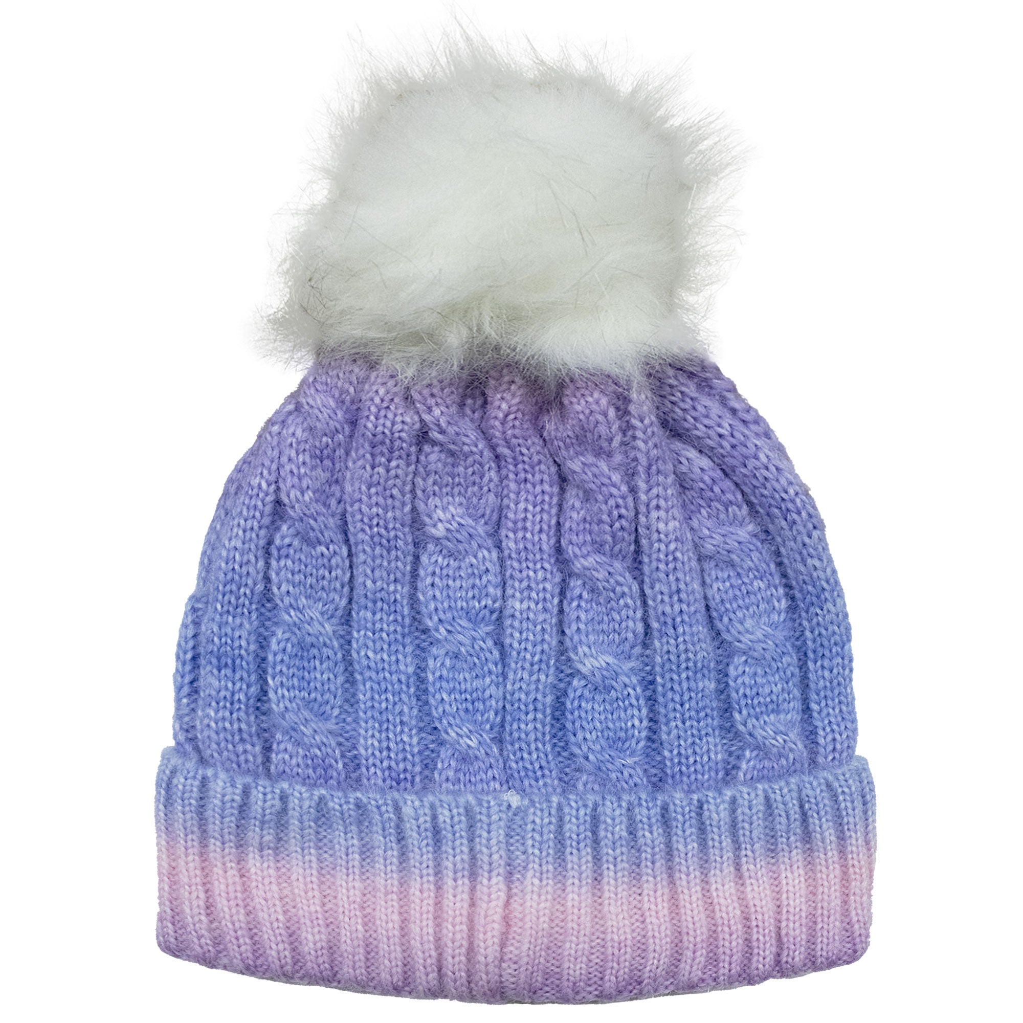 Cappello Barbie per bambina invernale cappellino in maglia con pon pon 6960