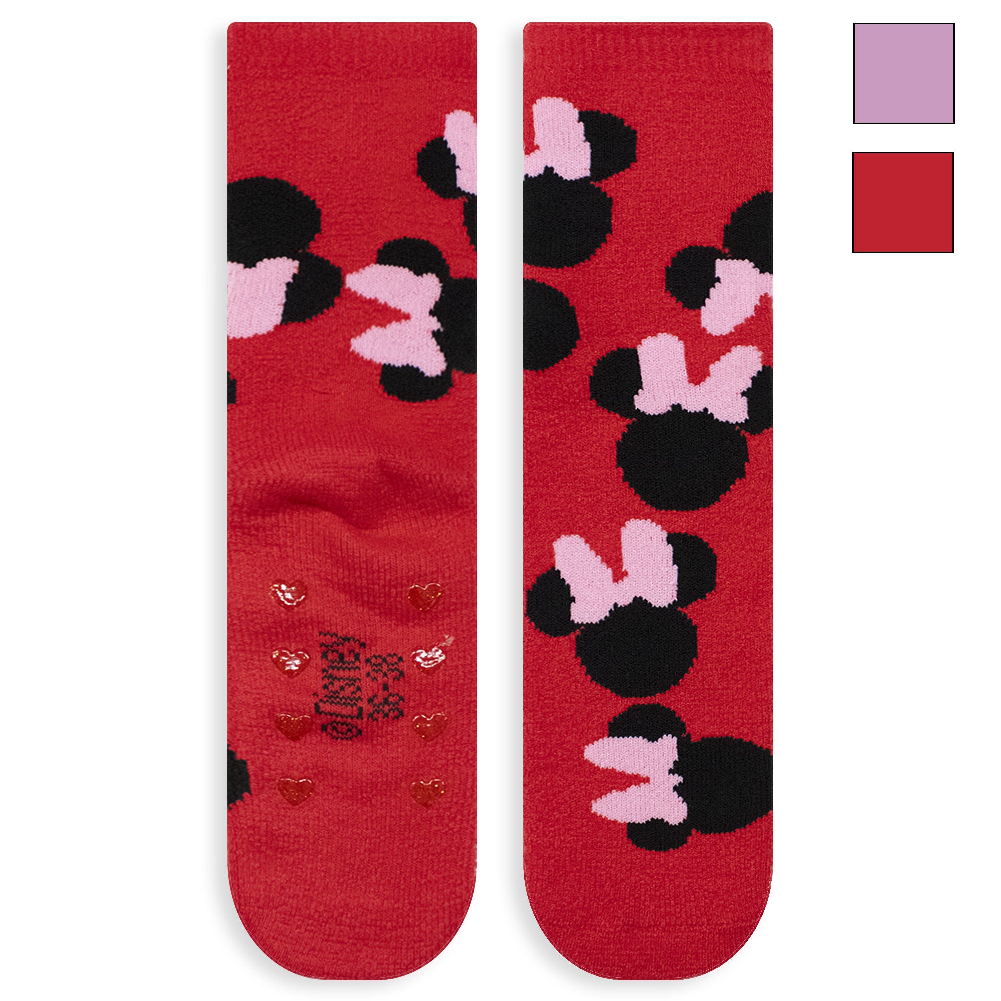 Calzini Disney Minnie Mouse antiscivolo per donna ragazza invernali 6968