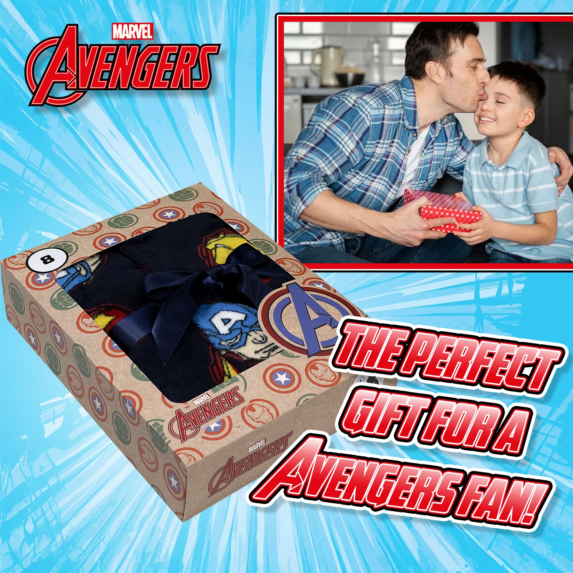 Vestaglia Marvel Avengers in pile invernale per bambino 6993