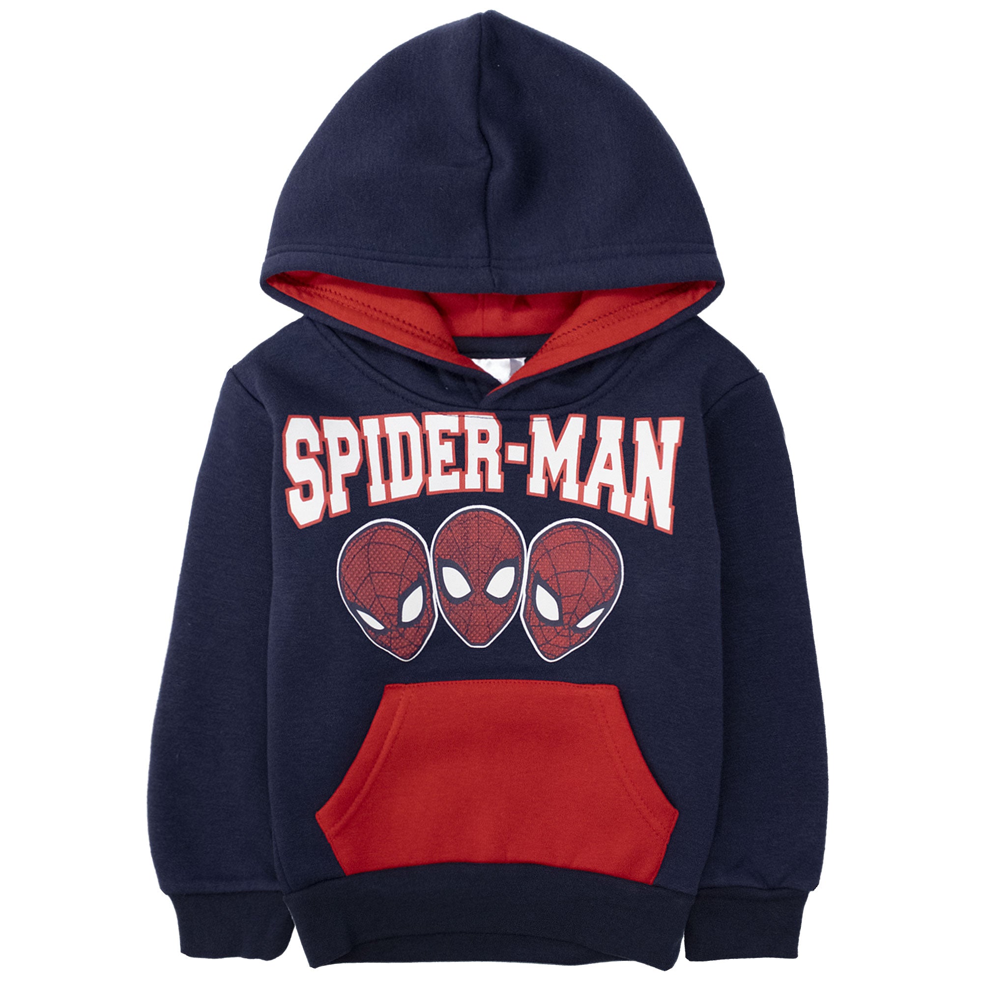 Felpa Marvel Spiderman per bambino con cappuccio a maniche lunghe bimbo 6998