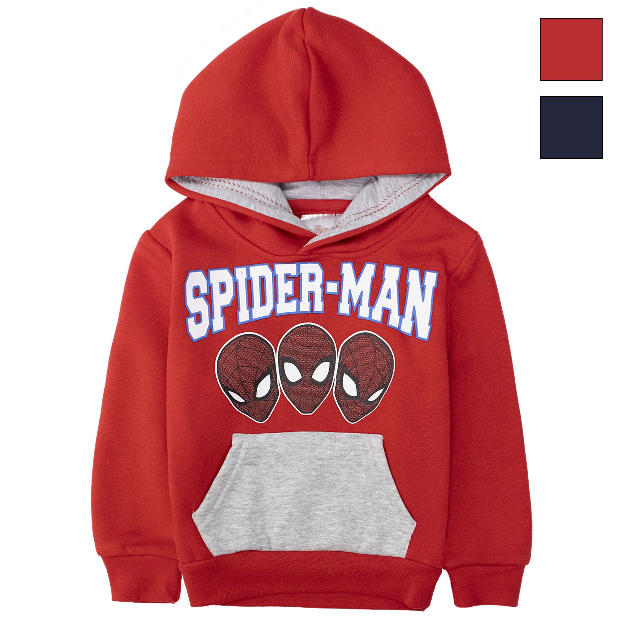 Felpa Marvel Spiderman per bambino con cappuccio a maniche lunghe bimbo 6998