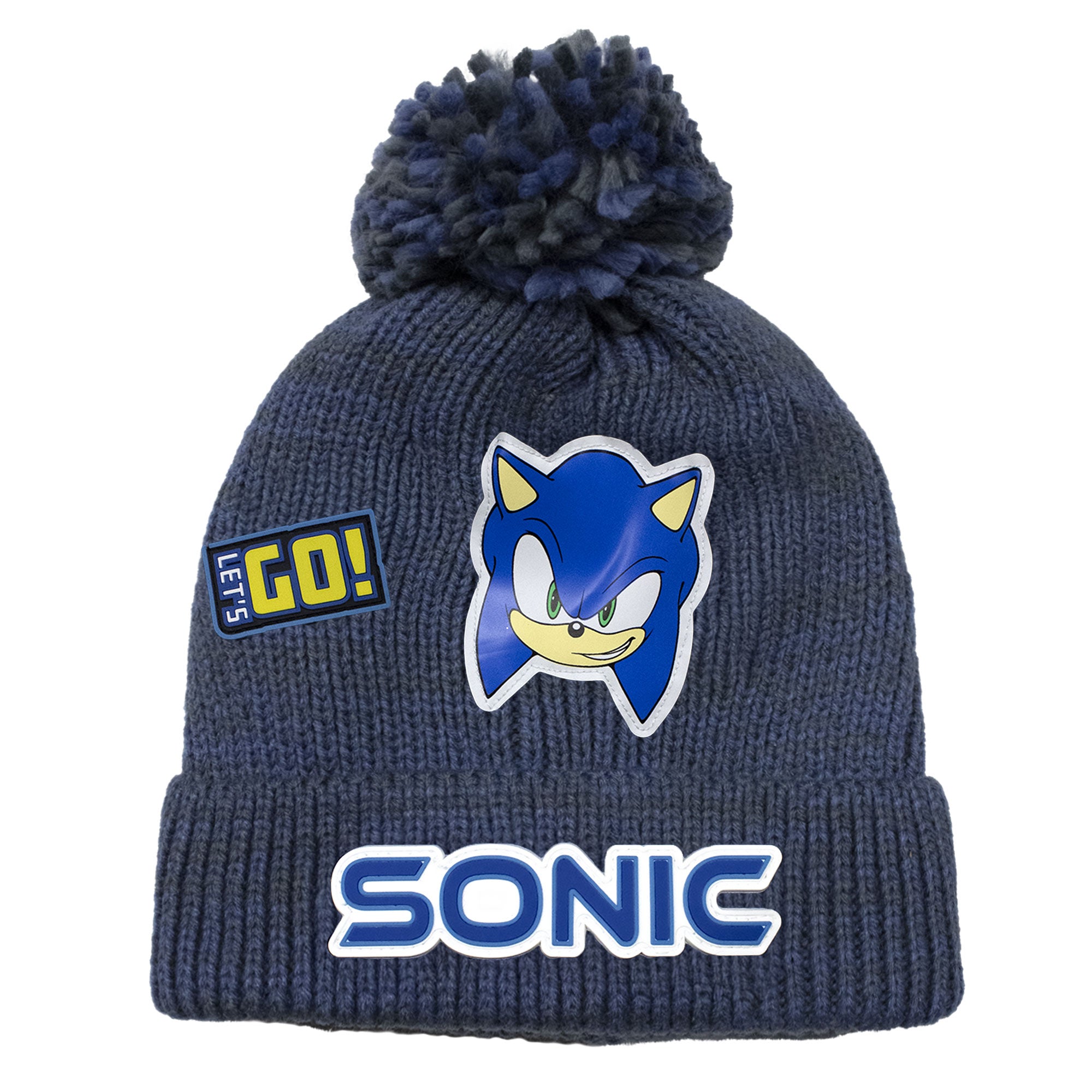 Cappello con Pon Pon Sonic The Hedgehog per bambino invernale cappellino 7008