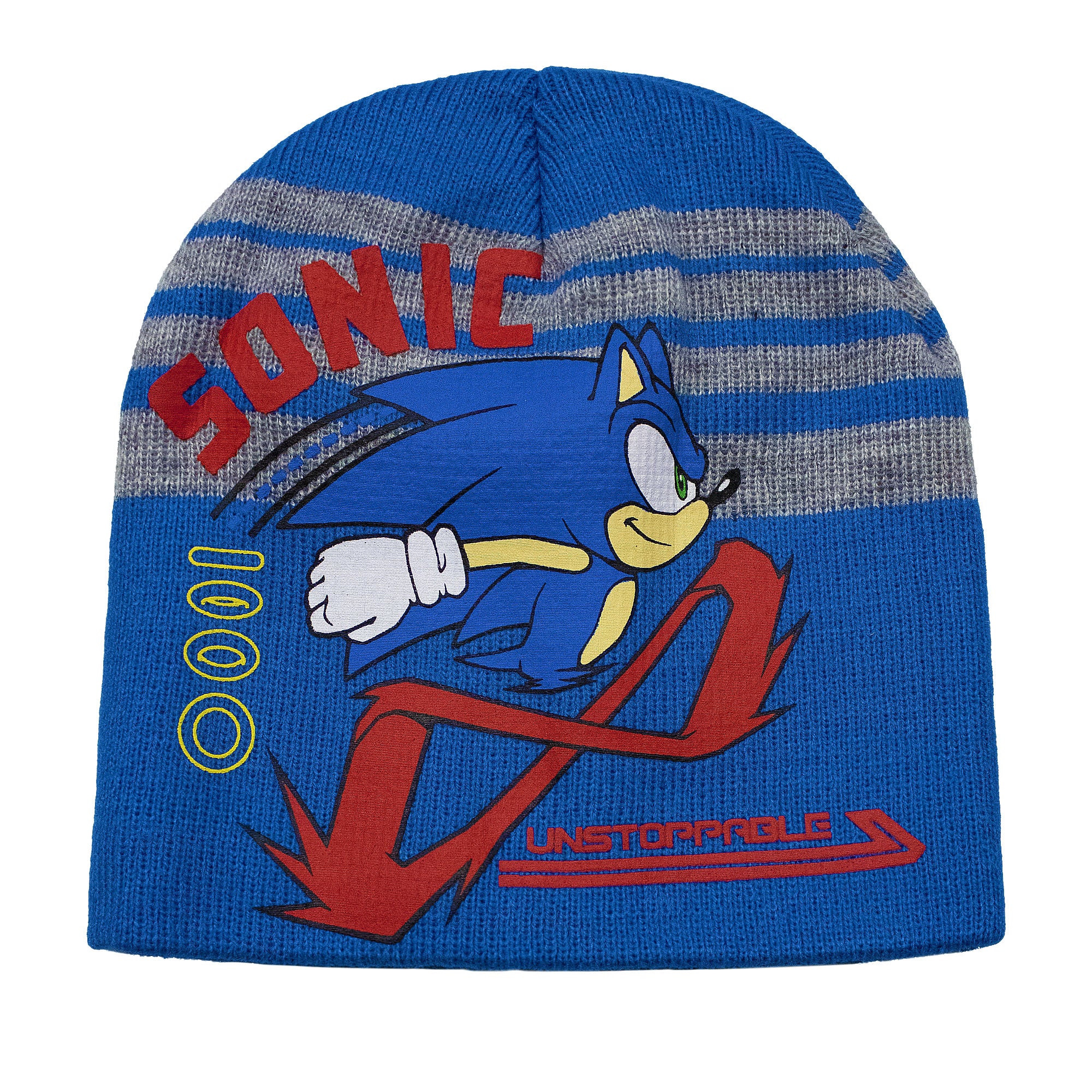 Cappello Sonic The Hedgehog per bambino cappellino invernale Videogame 7009