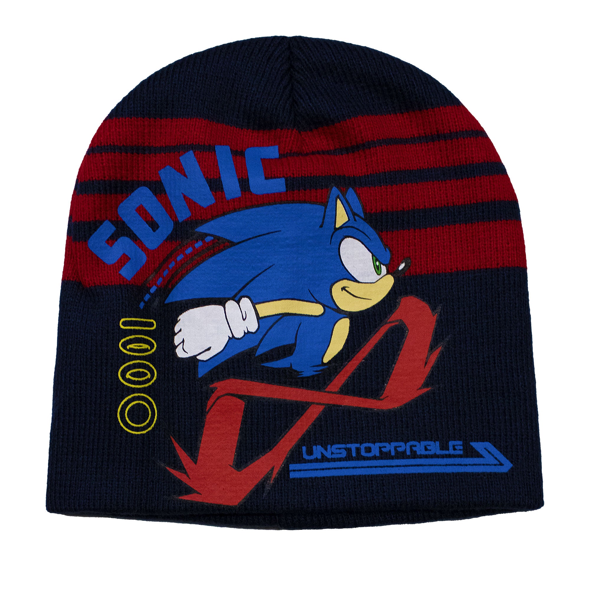 Cappello Sonic The Hedgehog per bambino cappellino invernale Videogame 7009