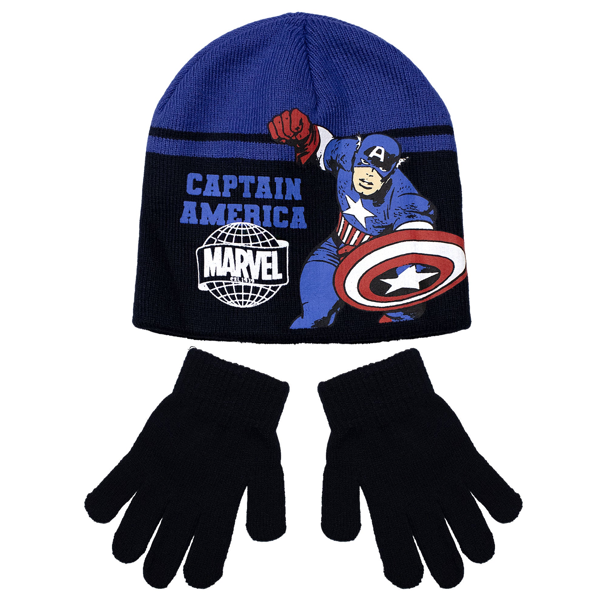 Set Cappello e guanti Marvel Avengers Capitan America per bambino Supereroi 7014