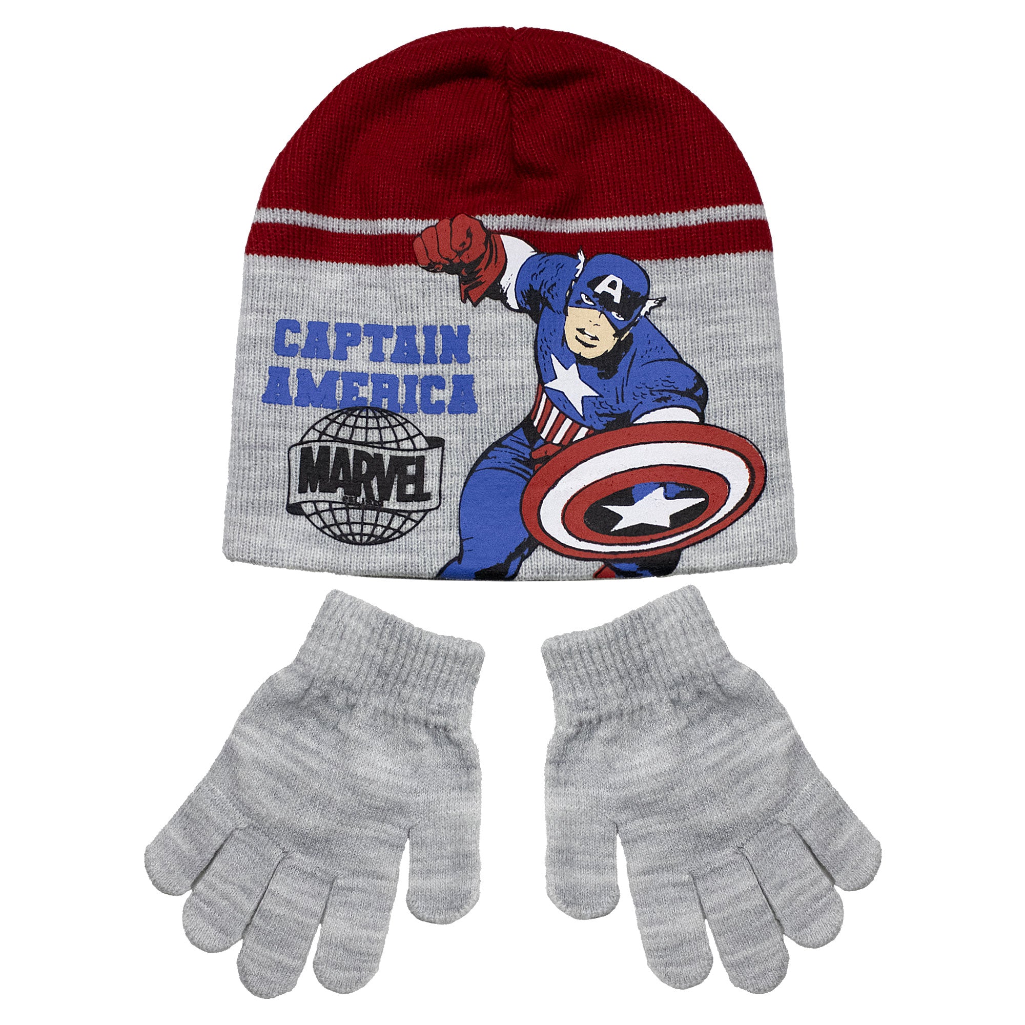 Set Cappello e guanti Marvel Avengers Capitan America per bambino Supereroi 7014