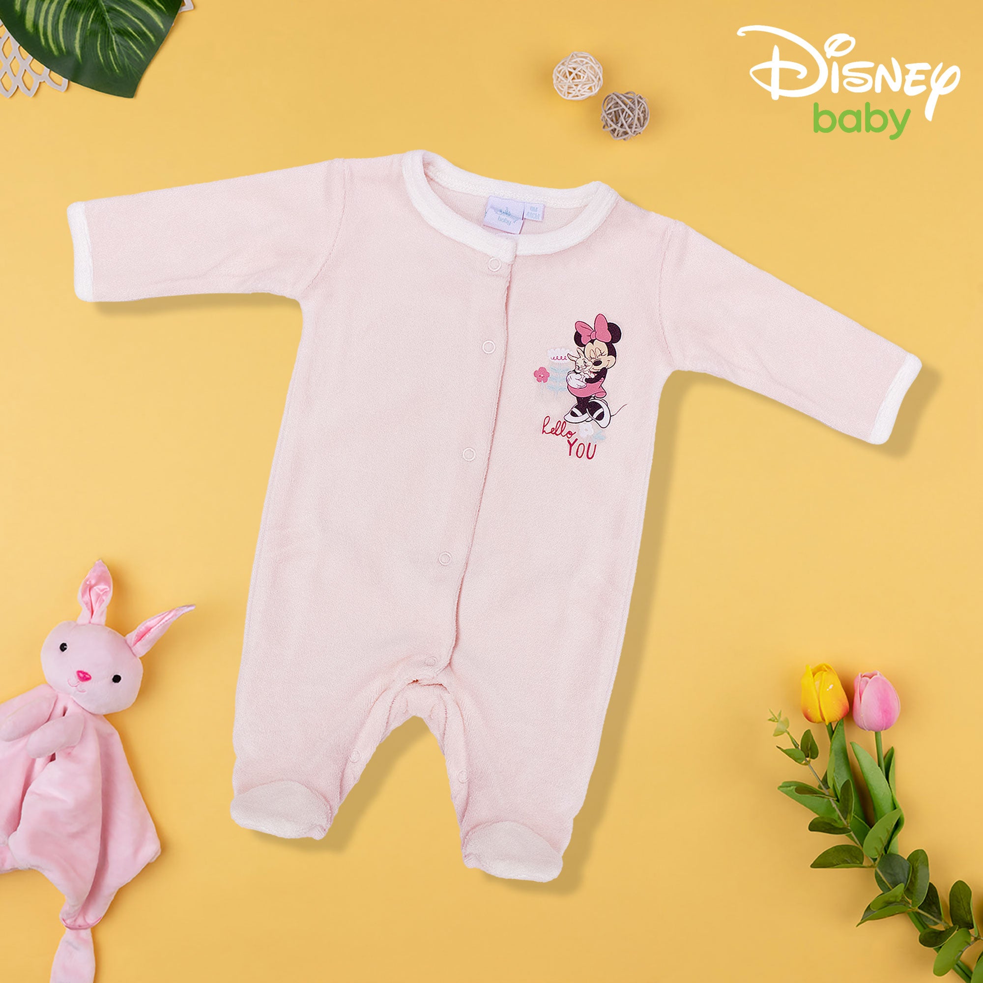 Pigiama neonato Disney Minnie Mouse tutina bambina in ciniglia per bimba 7017