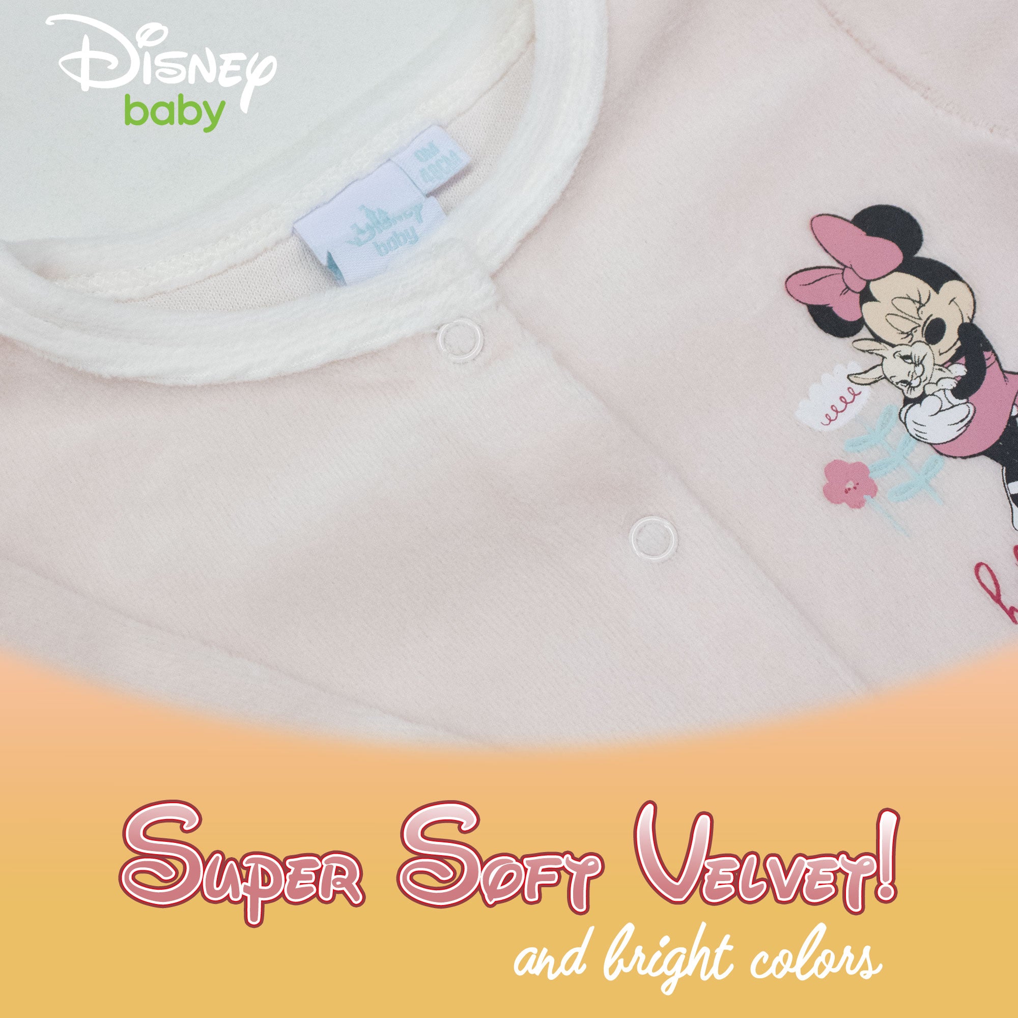 Pigiama neonato Disney Minnie Mouse tutina bambina in ciniglia per bimba 7017