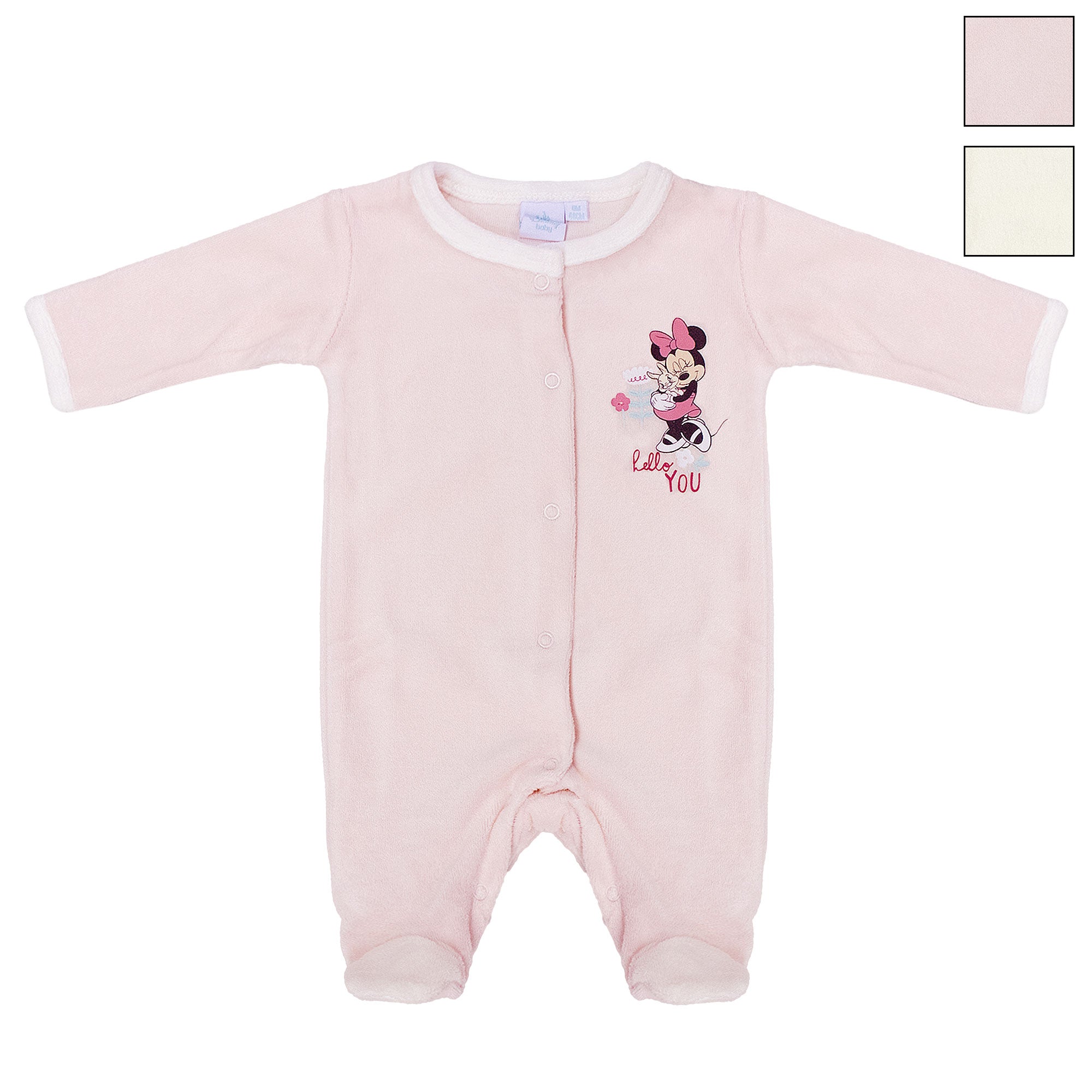 Pigiama neonato Disney Minnie Mouse tutina bambina in ciniglia per bimba 7017