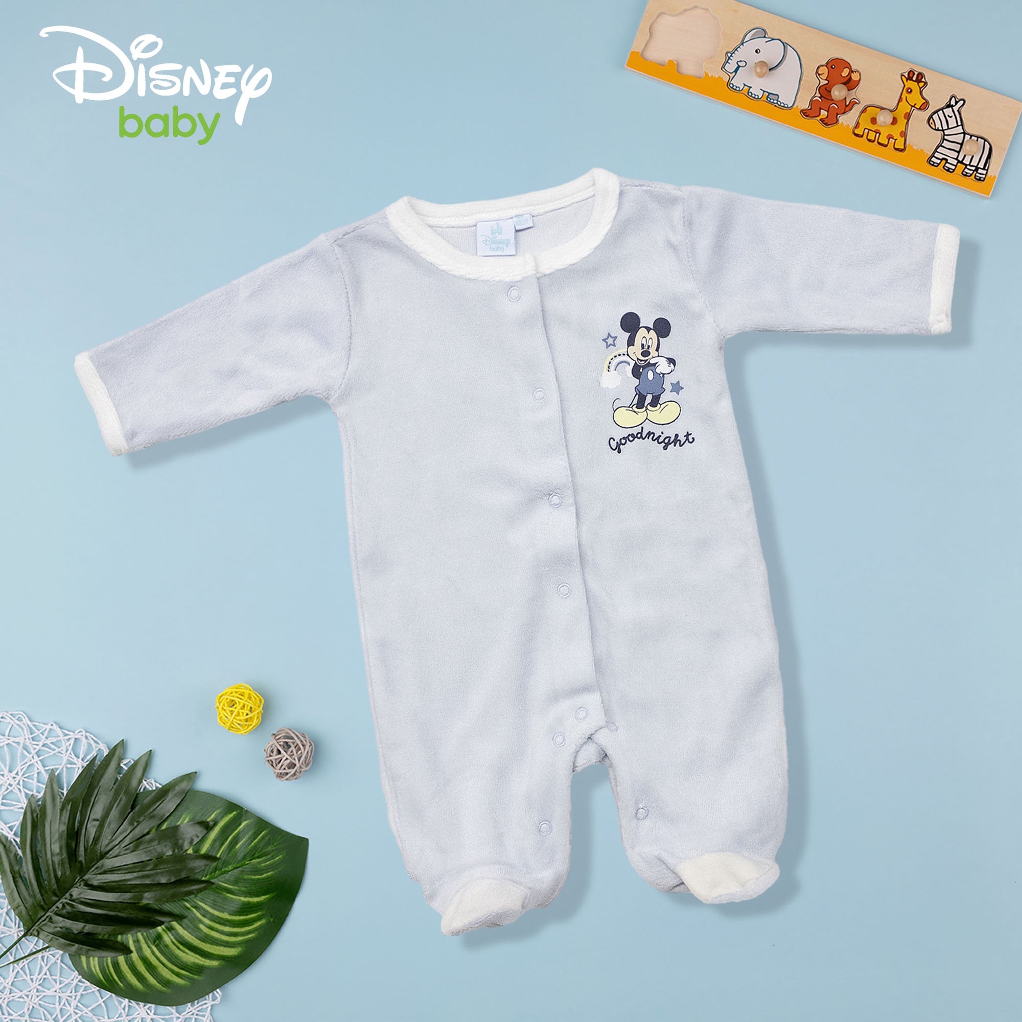 Pigiama neonato Disney Mickey Mouse tutina bambino in ciniglia per bimbo 7018